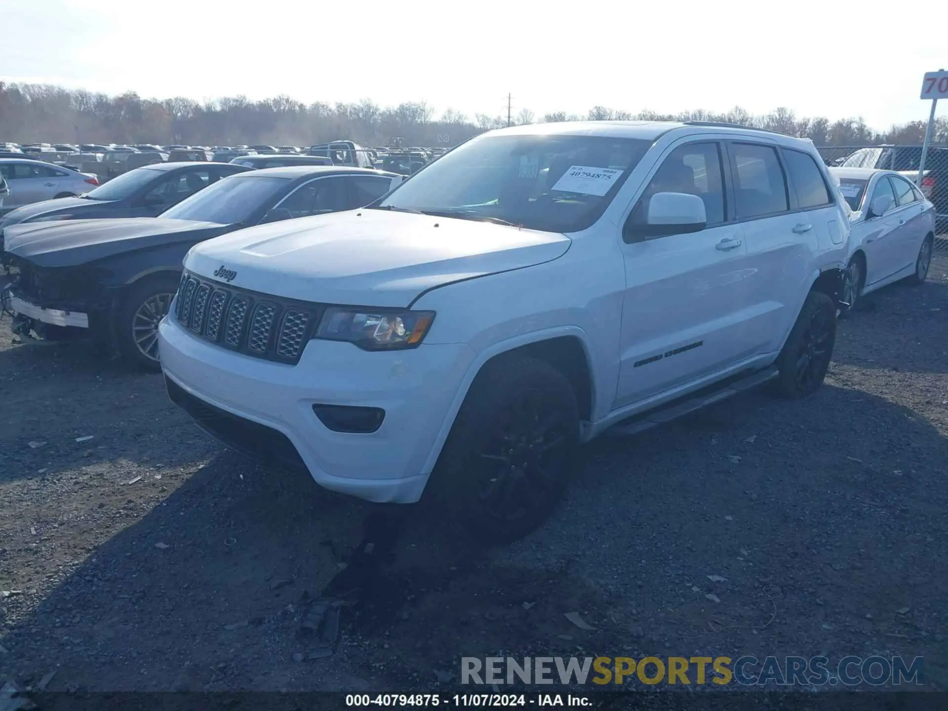 2 Photograph of a damaged car 1C4RJFAGXMC589548 JEEP GRAND CHEROKEE 2021