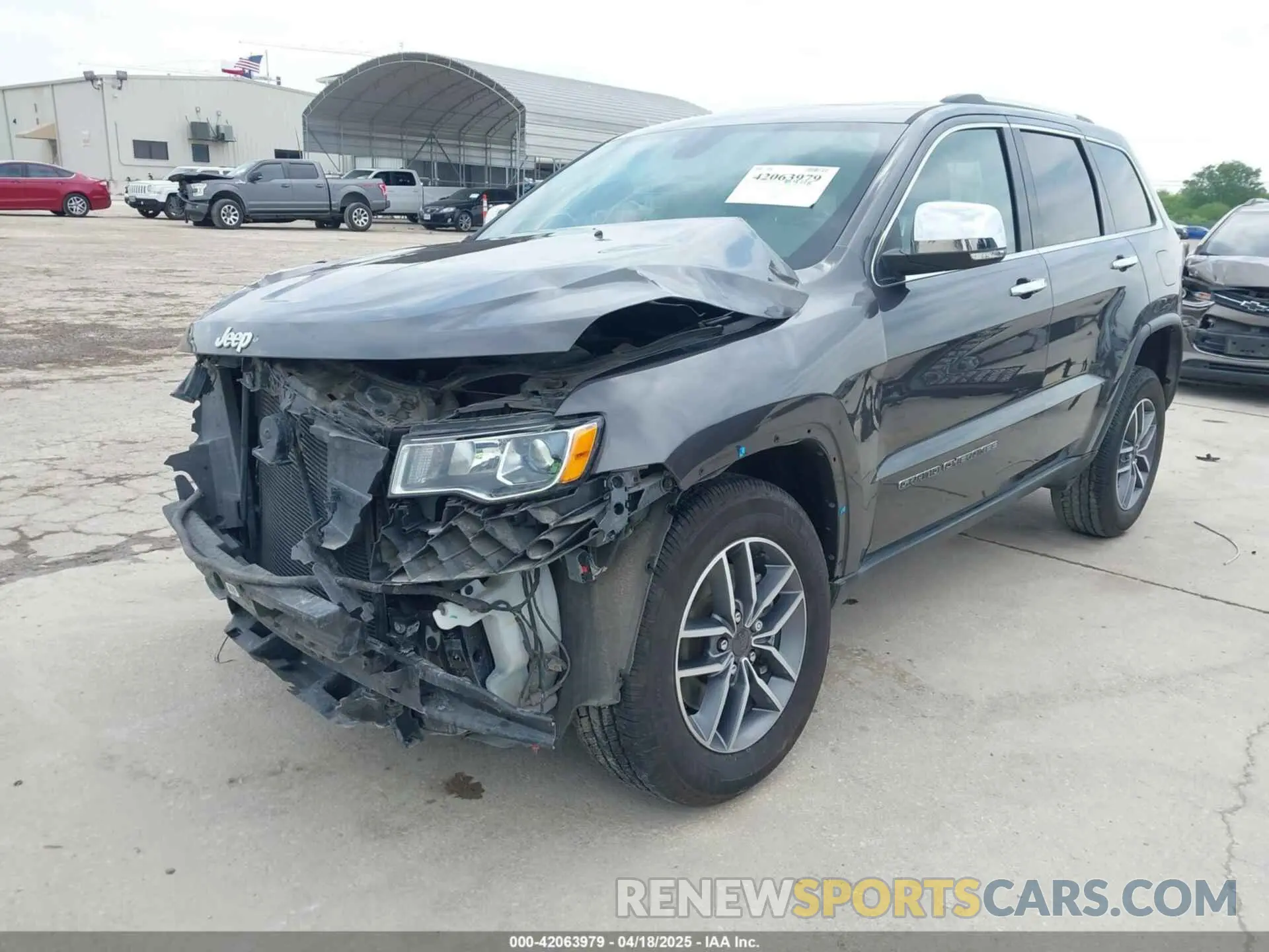 2 Photograph of a damaged car 1C4RJFBG0MC504148 JEEP GRAND CHEROKEE 2021
