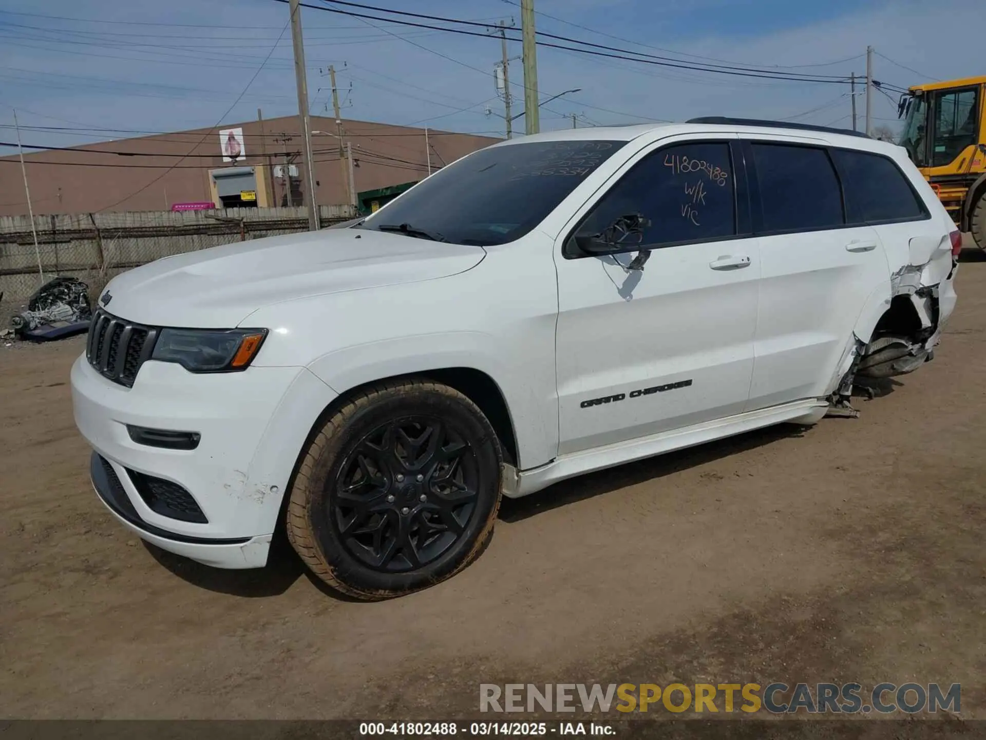 2 Photograph of a damaged car 1C4RJFBG0MC767093 JEEP GRAND CHEROKEE 2021