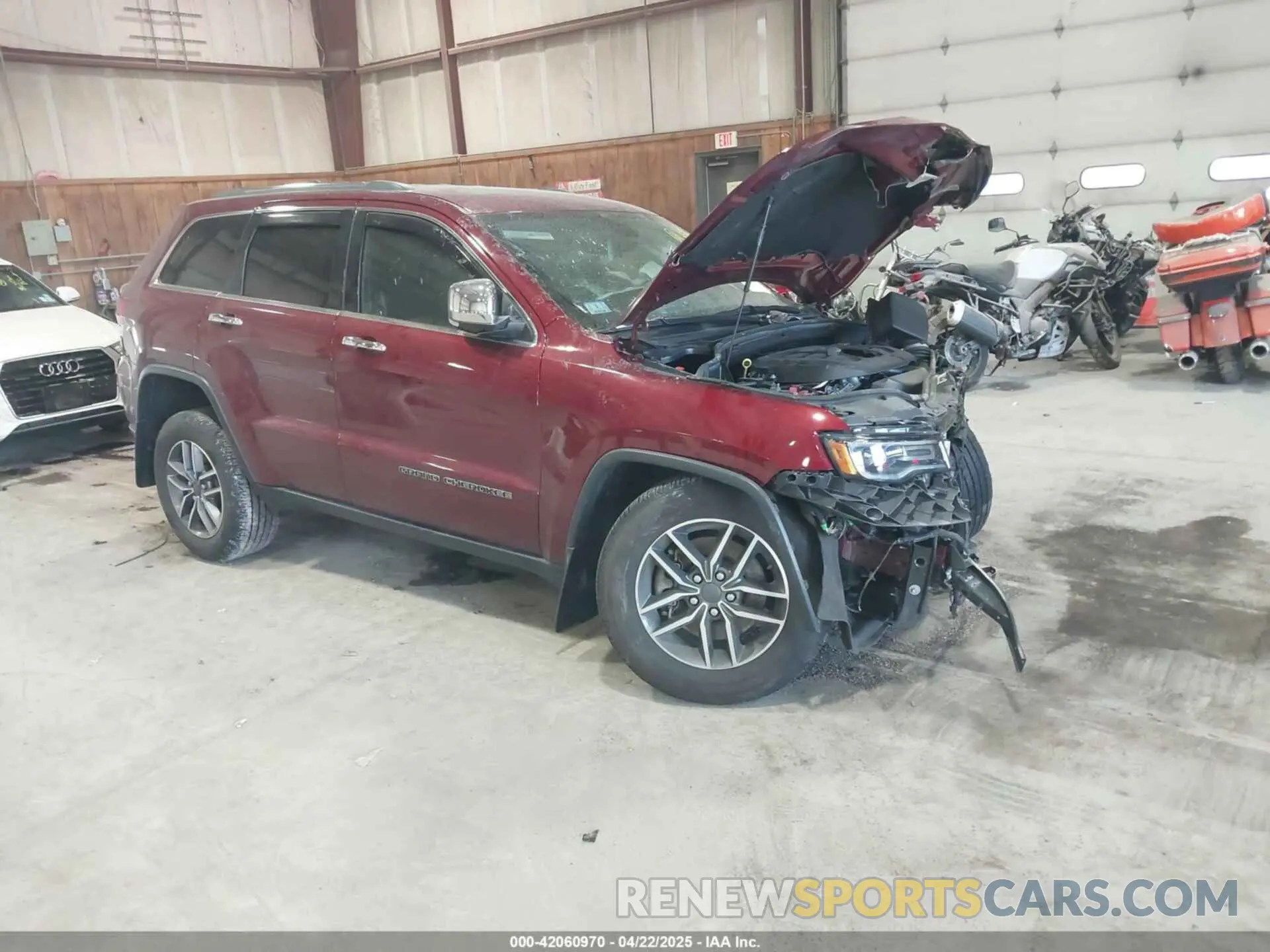 1 Photograph of a damaged car 1C4RJFBG1MC534422 JEEP GRAND CHEROKEE 2021