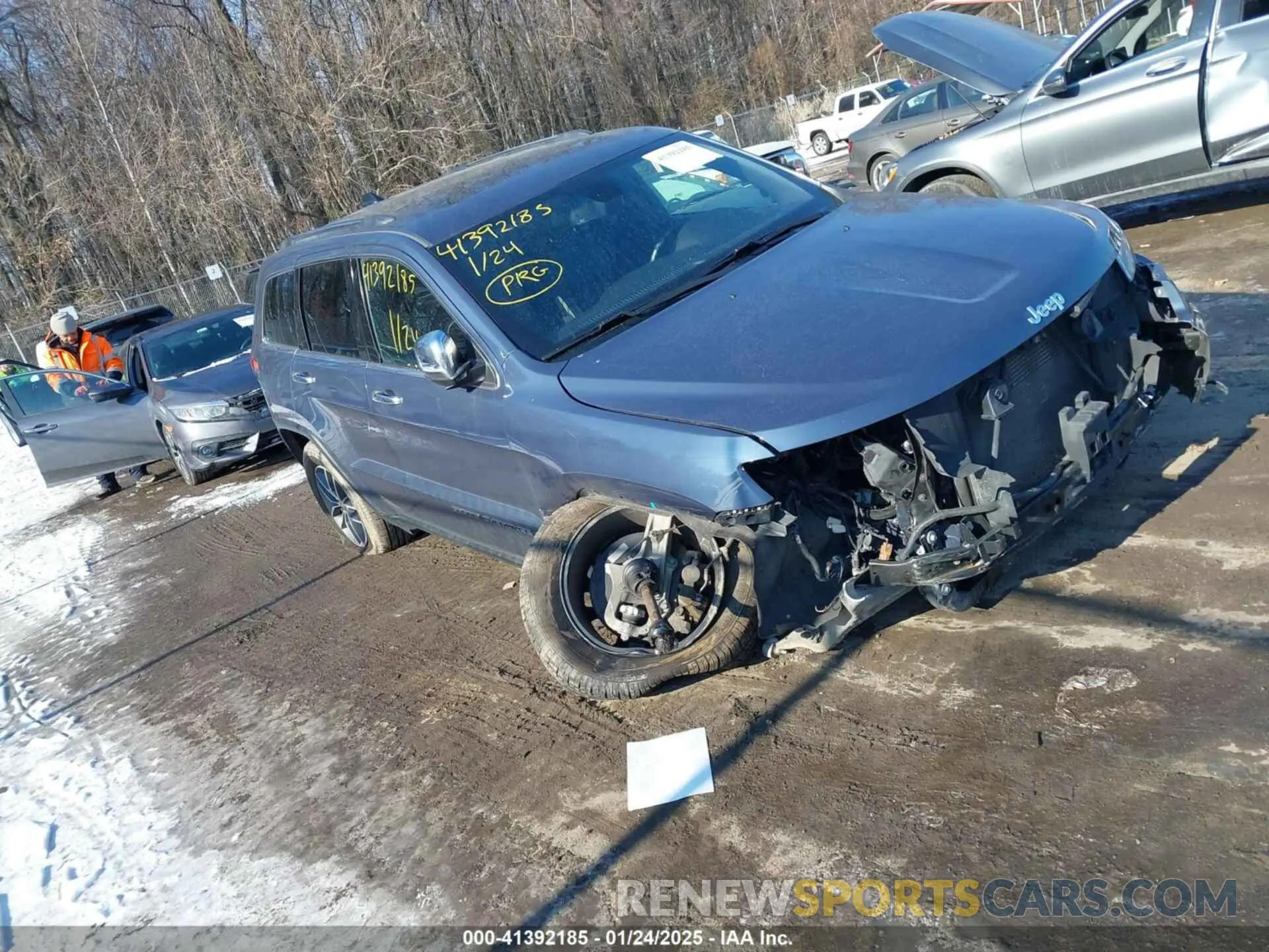 1 Photograph of a damaged car 1C4RJFBG2MC666167 JEEP GRAND CHEROKEE 2021