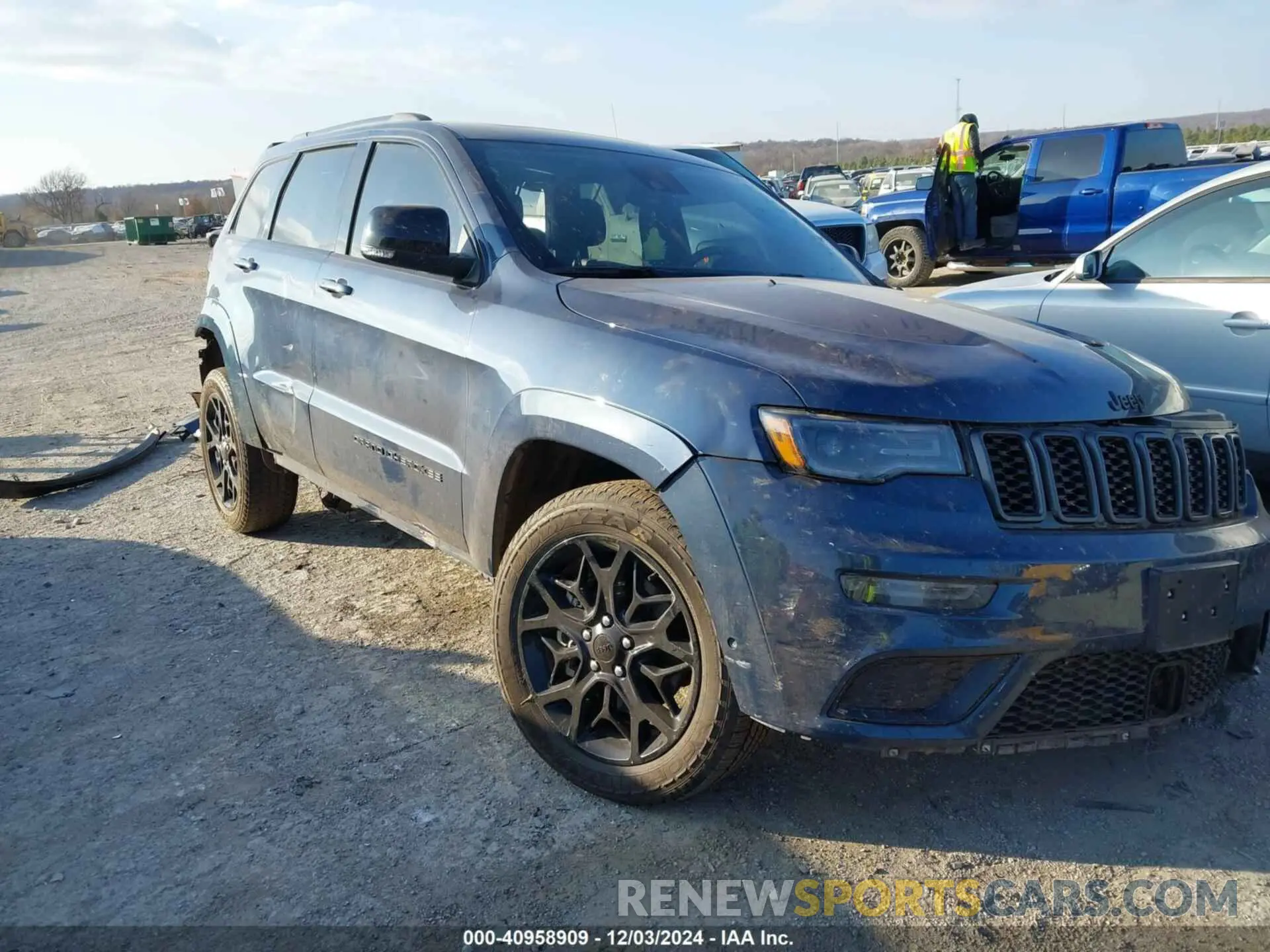1 Photograph of a damaged car 1C4RJFBG5MC827059 JEEP GRAND CHEROKEE 2021