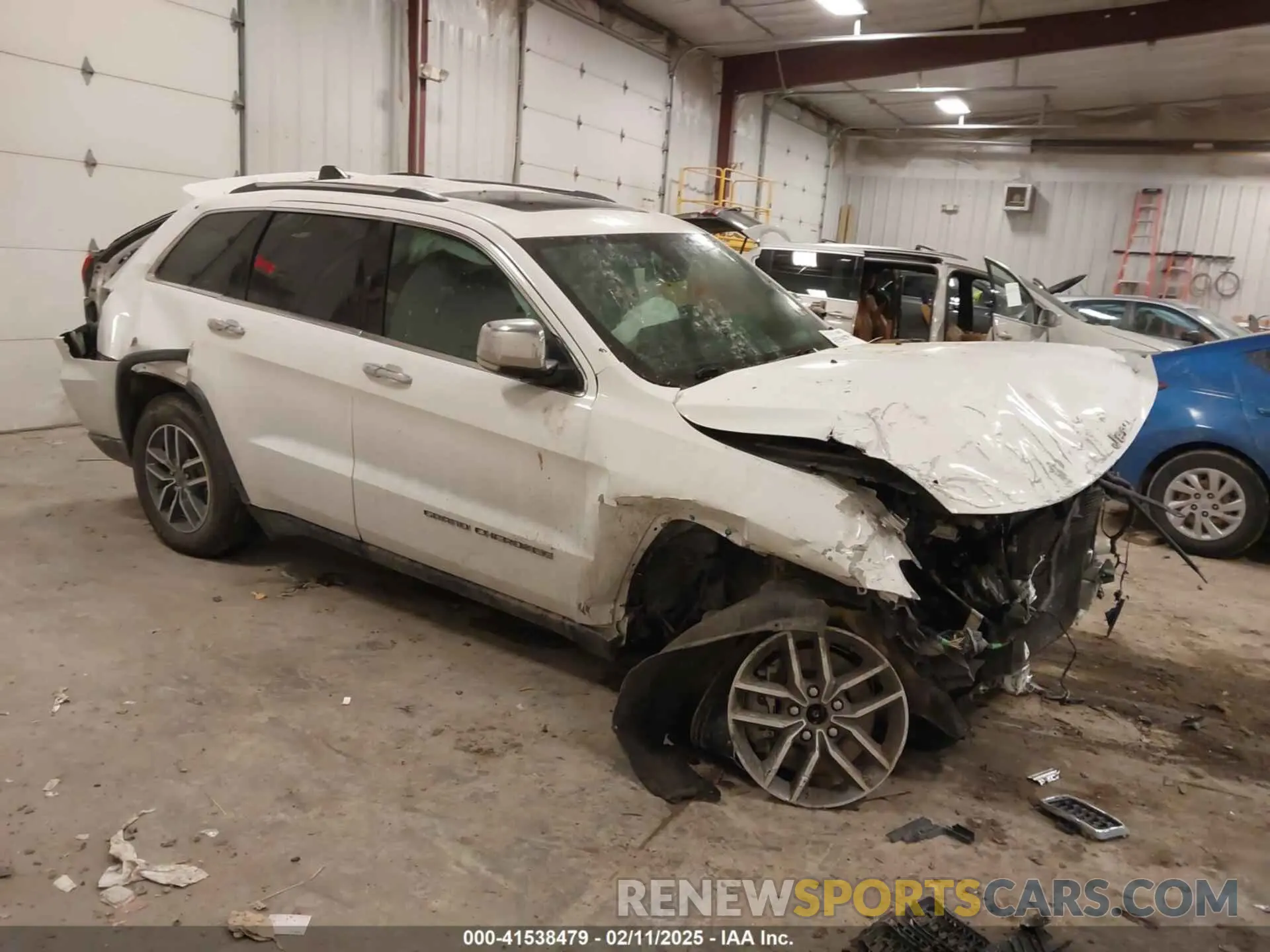 1 Photograph of a damaged car 1C4RJFBG5MC857128 JEEP GRAND CHEROKEE 2021