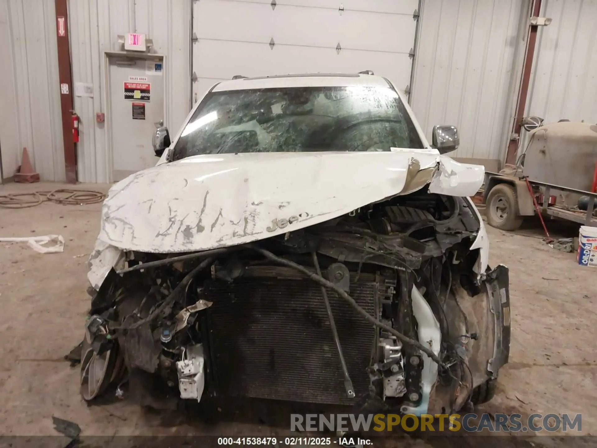 12 Photograph of a damaged car 1C4RJFBG5MC857128 JEEP GRAND CHEROKEE 2021