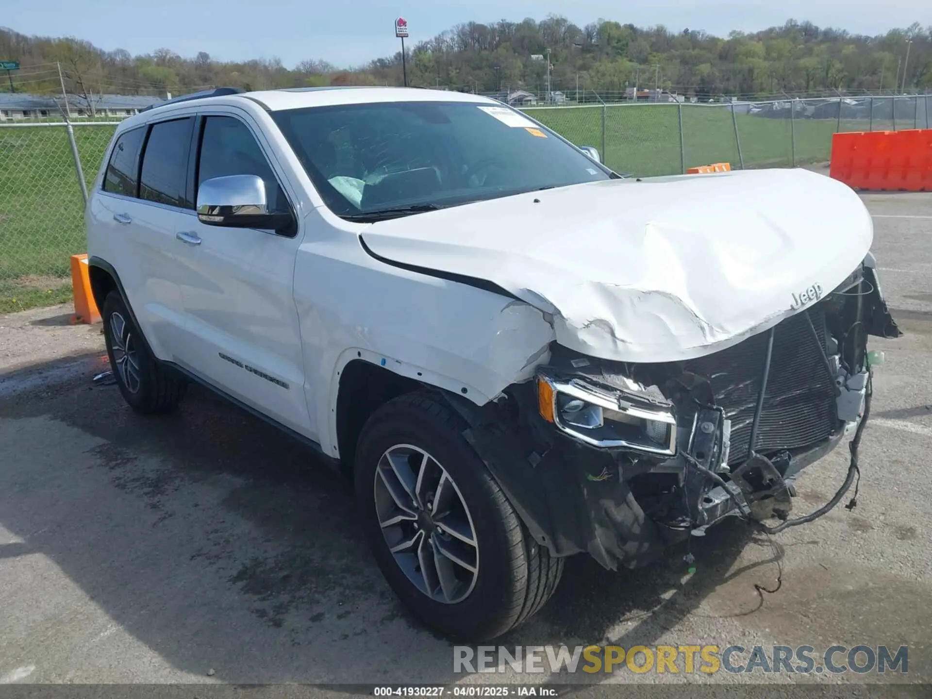 1 Photograph of a damaged car 1C4RJFBG6MC583762 JEEP GRAND CHEROKEE 2021