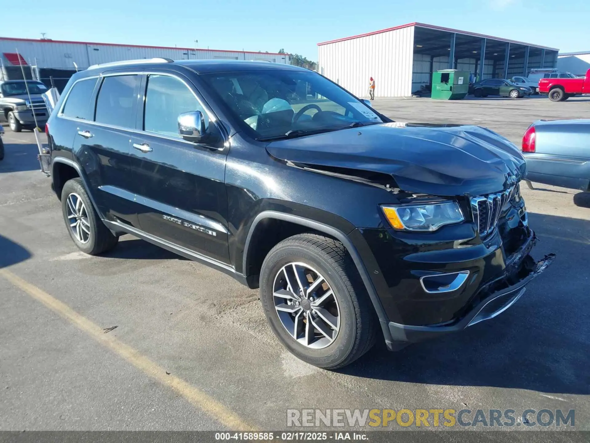 1 Photograph of a damaged car 1C4RJFBG6MC666396 JEEP GRAND CHEROKEE 2021