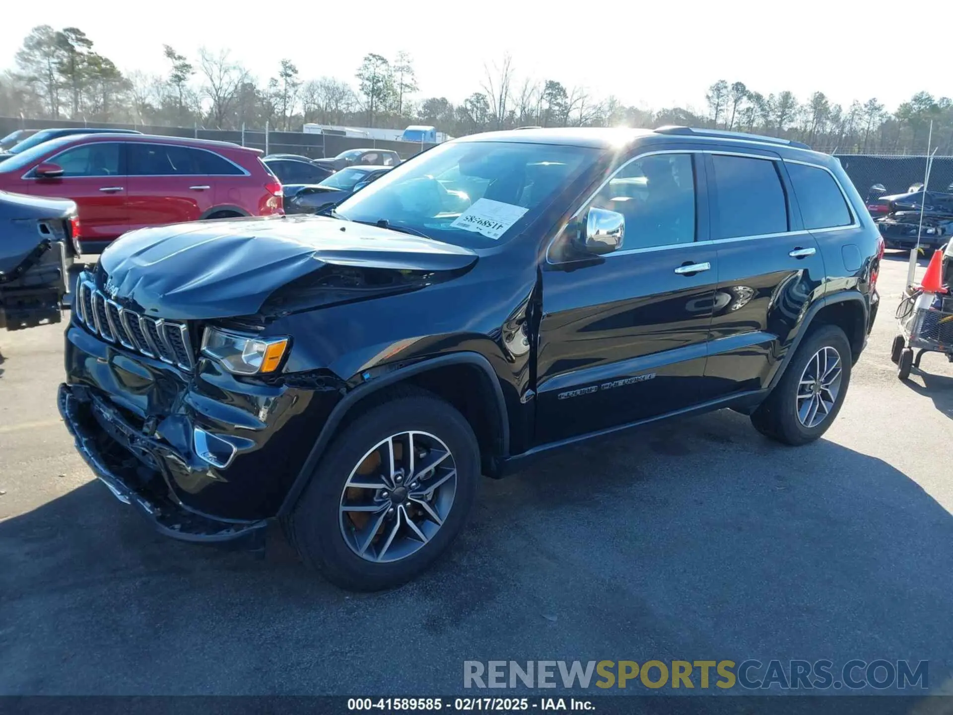 2 Photograph of a damaged car 1C4RJFBG6MC666396 JEEP GRAND CHEROKEE 2021