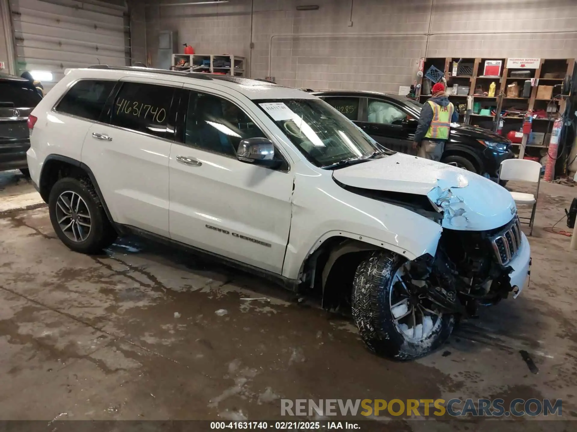 1 Photograph of a damaged car 1C4RJFBG7MC611827 JEEP GRAND CHEROKEE 2021