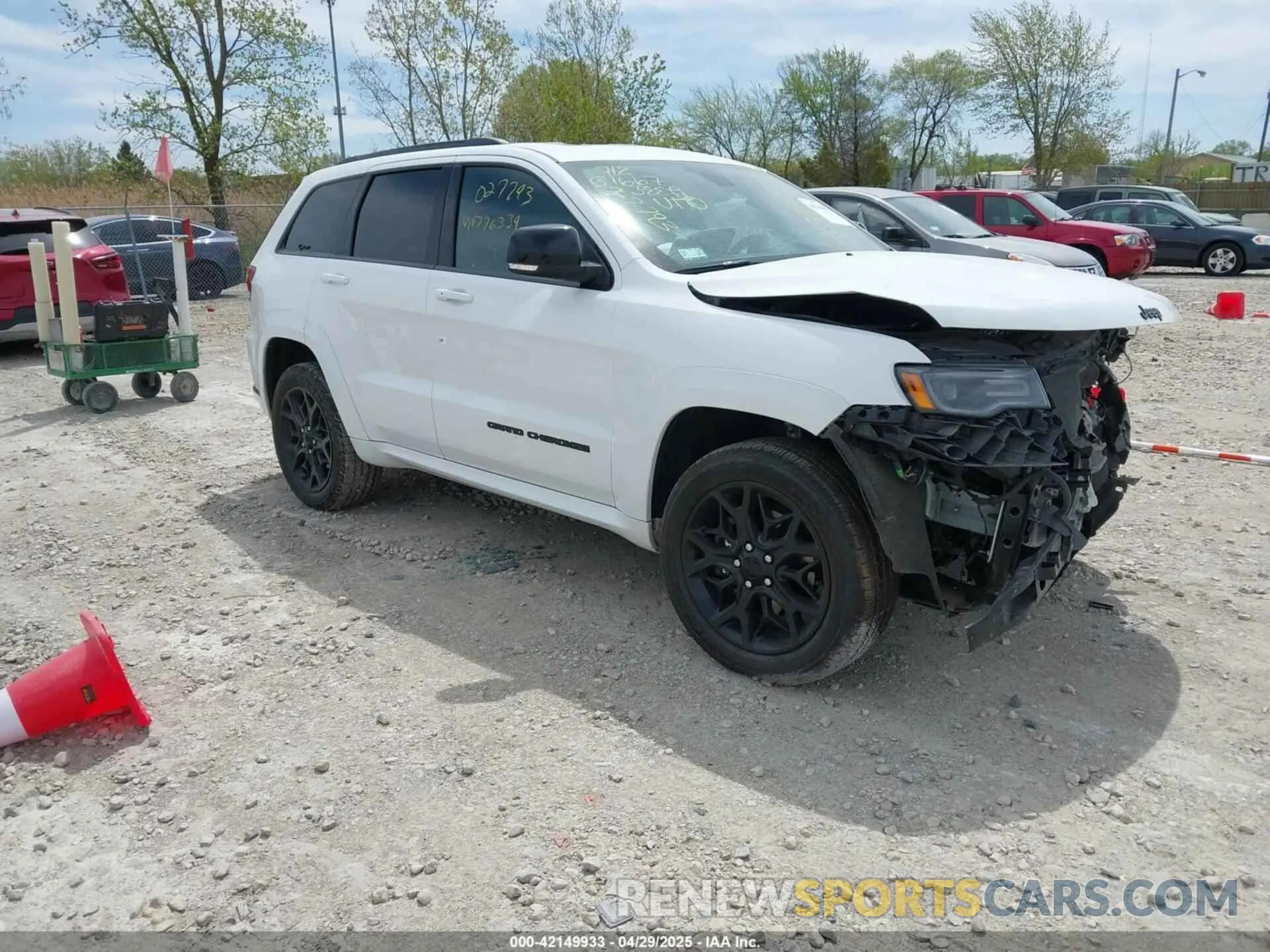1 Photograph of a damaged car 1C4RJFBG7MC776339 JEEP GRAND CHEROKEE 2021