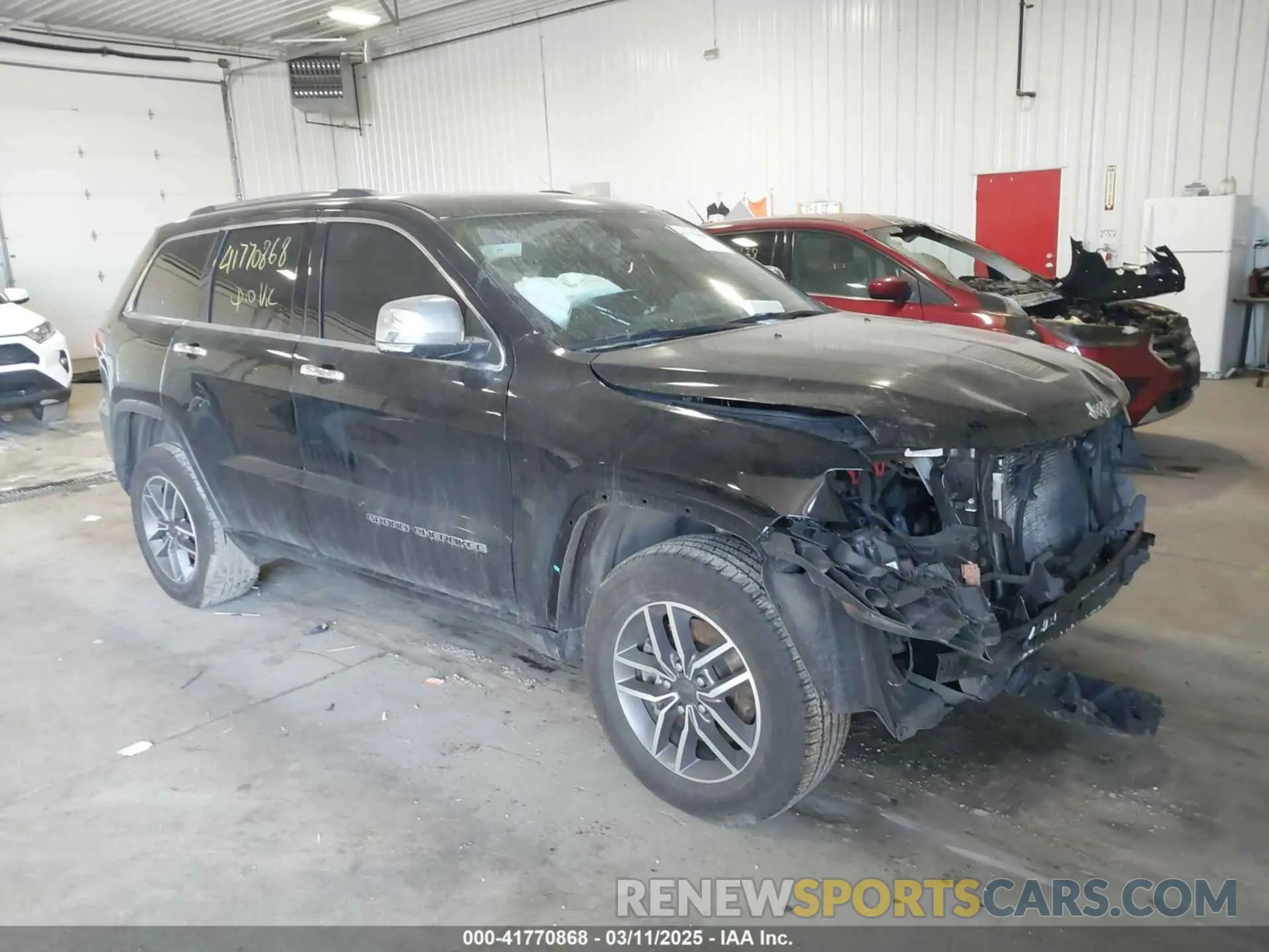 1 Photograph of a damaged car 1C4RJFBG8MC509792 JEEP GRAND CHEROKEE 2021