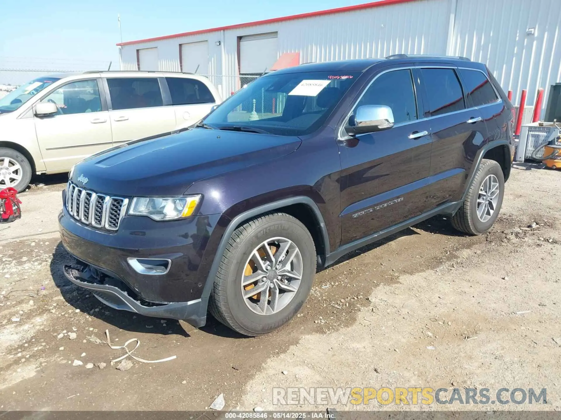 2 Photograph of a damaged car 1C4RJFBGXMC677417 JEEP GRAND CHEROKEE 2021