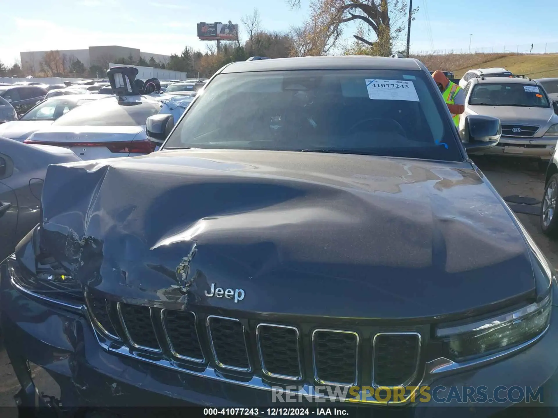 12 Photograph of a damaged car 1C4RJGAGXN8589401 JEEP GRAND CHEROKEE 2022