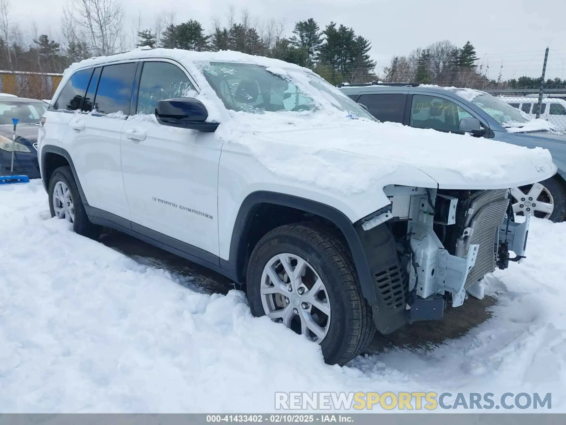 1 Photograph of a damaged car 1C4RJHBG6N8553354 JEEP GRAND CHEROKEE 2022