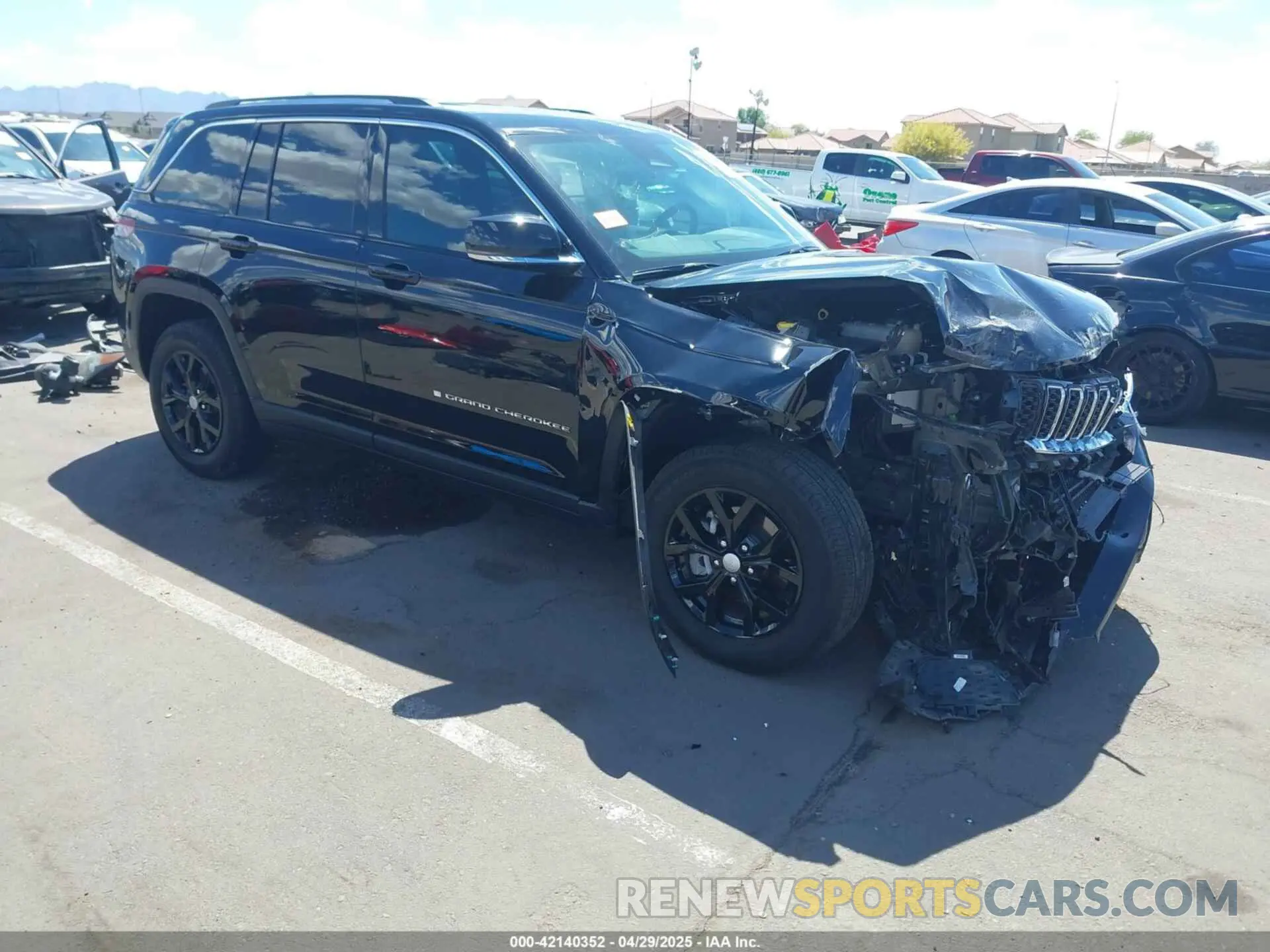 1 Photograph of a damaged car 1C4RJGBG7PC579147 JEEP GRAND CHEROKEE 2023