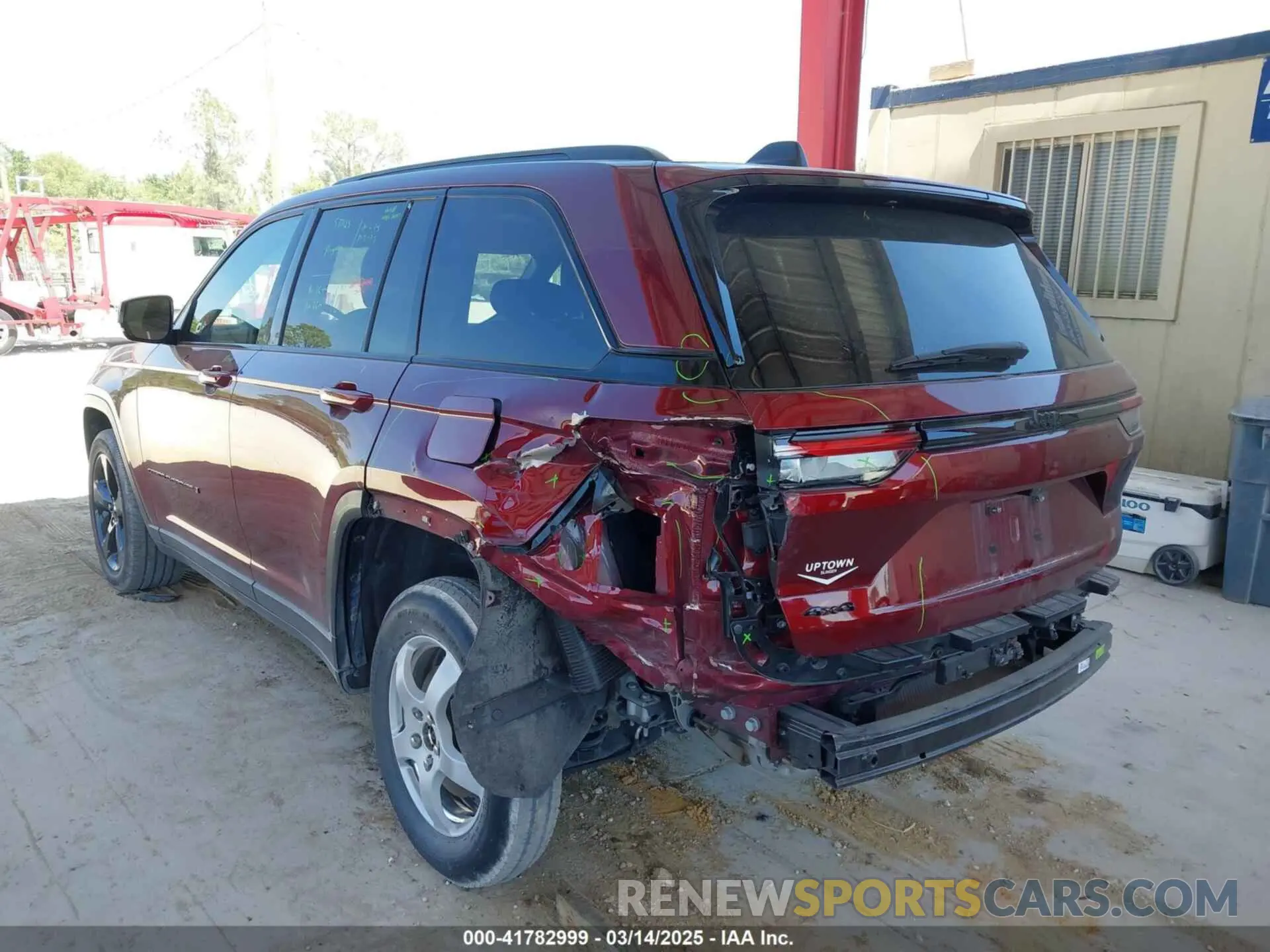 3 Photograph of a damaged car 1C4RJHAG4PC661182 JEEP GRAND CHEROKEE 2023