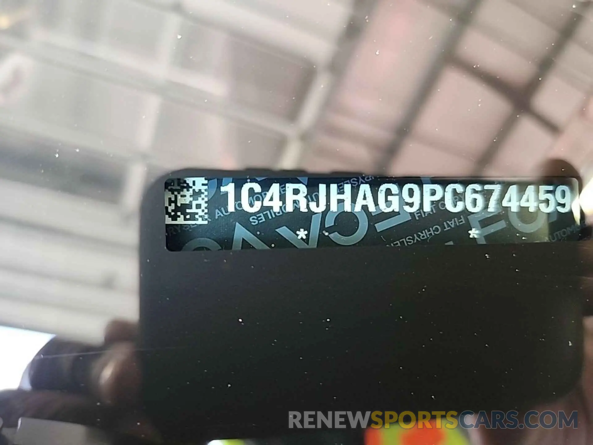 3 Photograph of a damaged car 1C4RJHAG9PC674459 JEEP GRAND CHEROKEE 2023