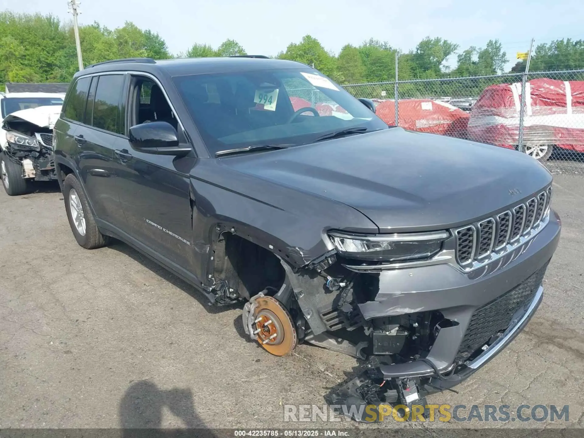 1 Photograph of a damaged car 1C4RJHAGXRC176922 JEEP GRAND CHEROKEE 2024