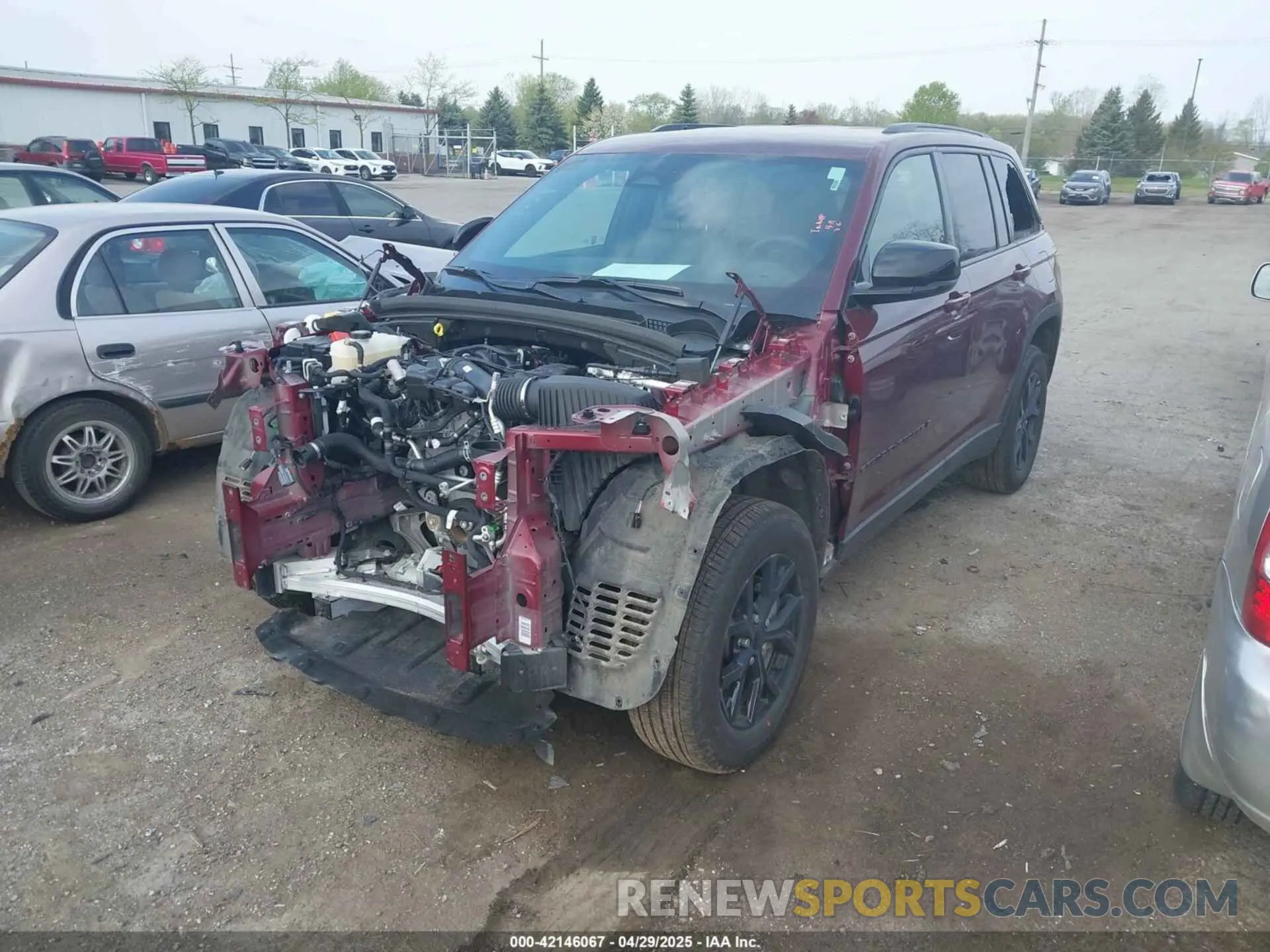 2 Photograph of a damaged car 1C4RJHAG5S8657198 JEEP GRAND CHEROKEE 2025