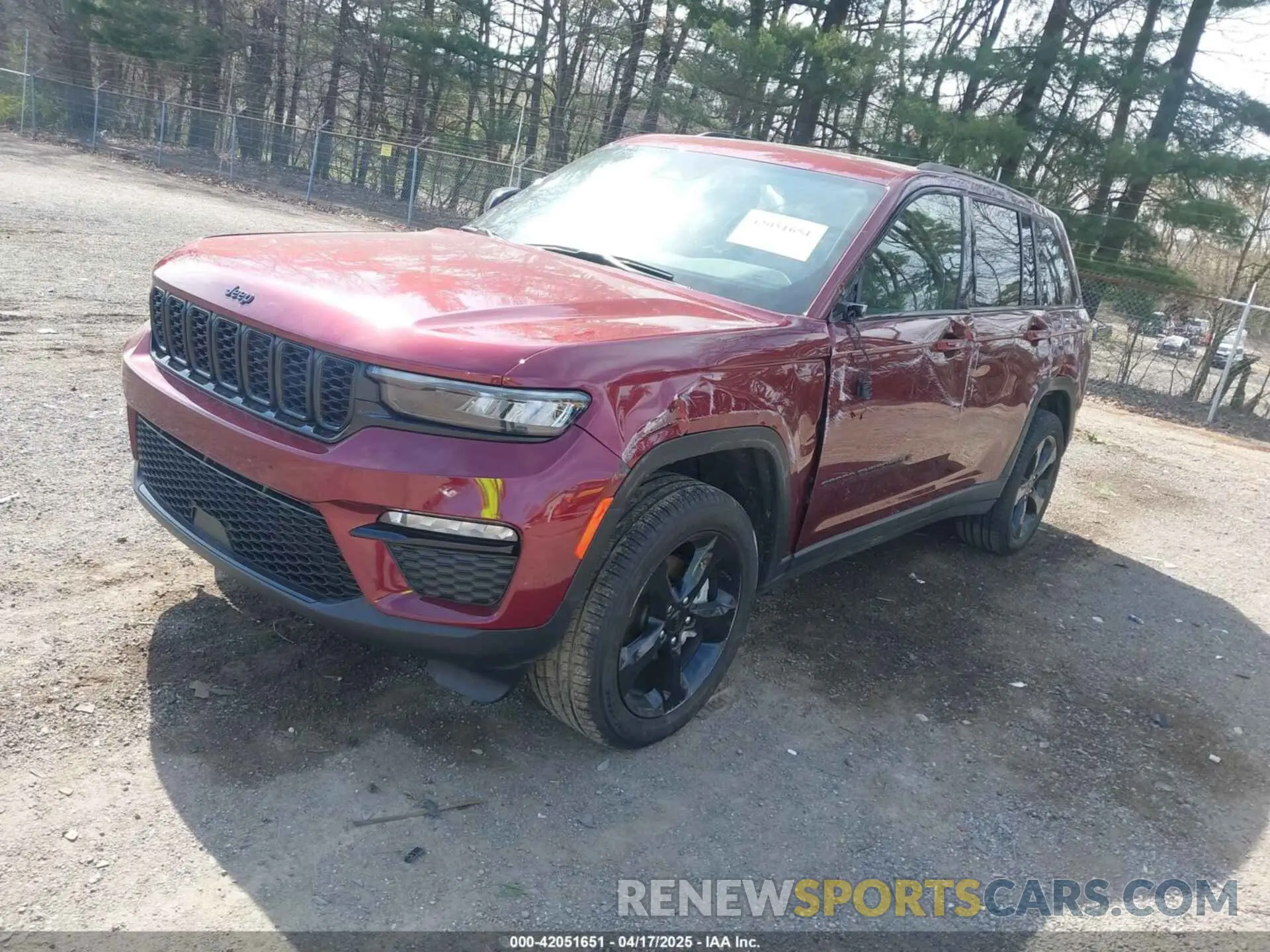 2 Photograph of a damaged car 1C4RJHBG3SC267325 JEEP GRAND CHEROKEE 2025