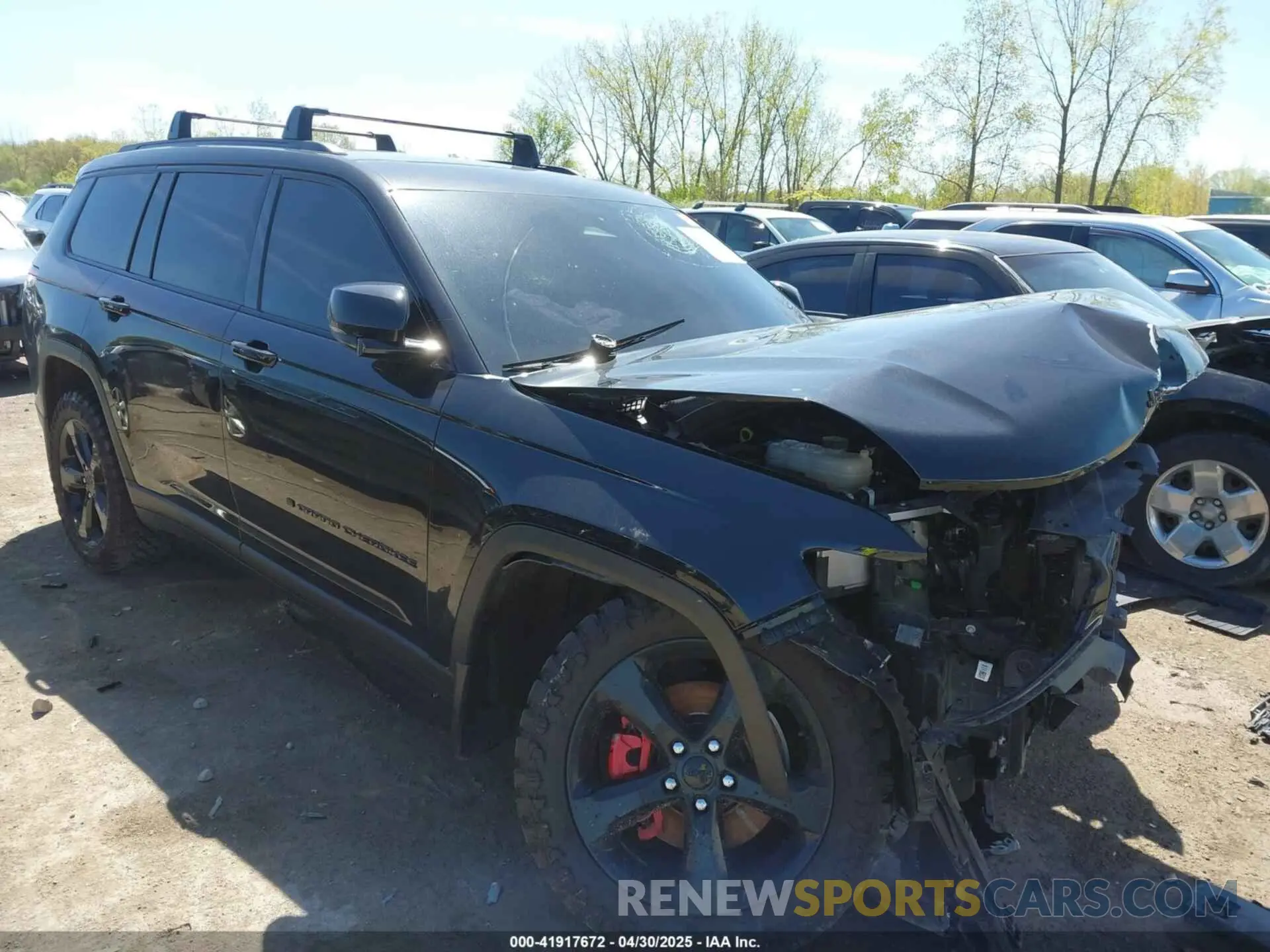 1 Photograph of a damaged car 1C4RJKAG2M8139095 JEEP GRAND CHEROKEE L 2021