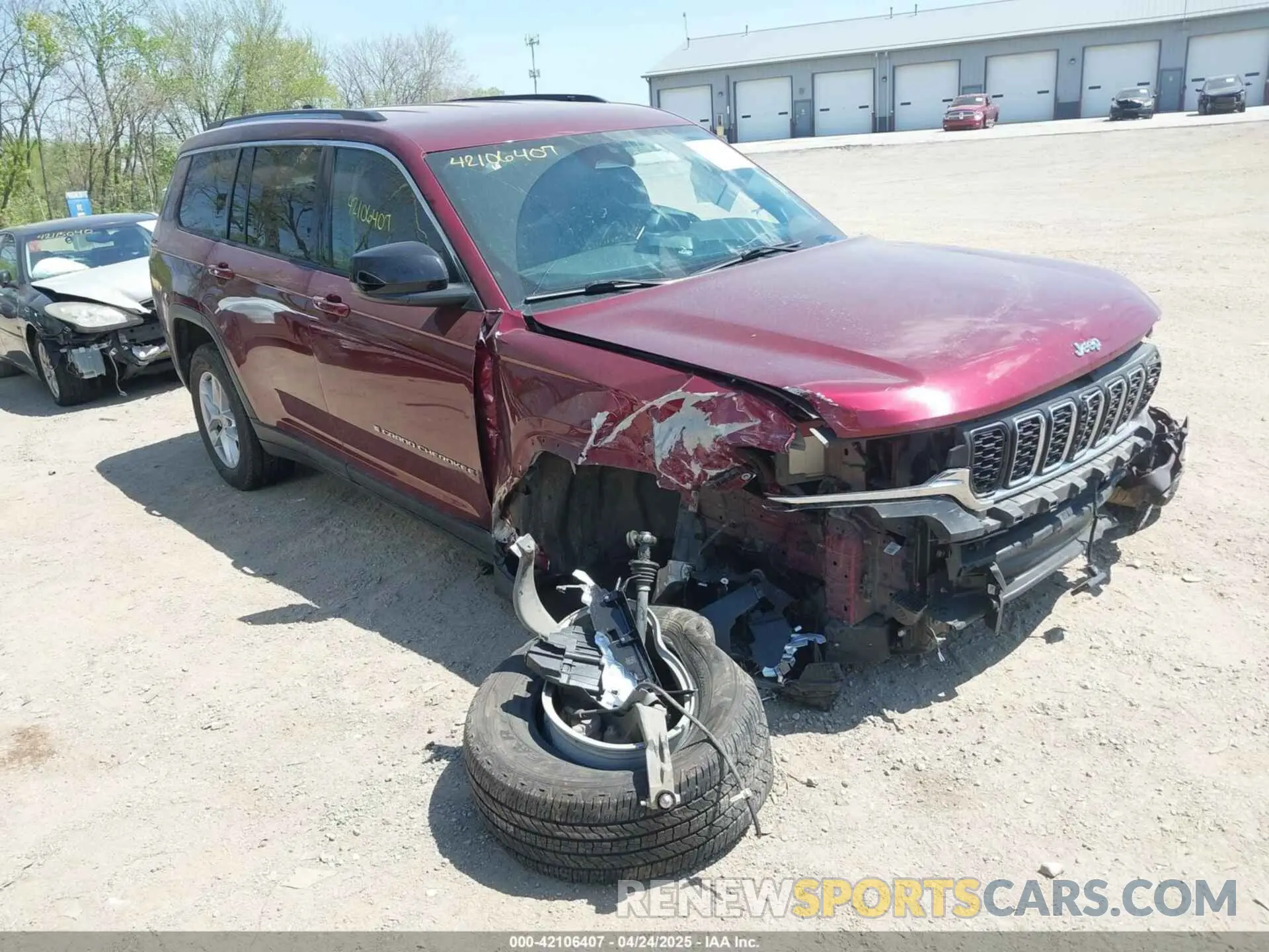 1 Photograph of a damaged car 1C4RJKAG7M8168463 JEEP GRAND CHEROKEE L 2021