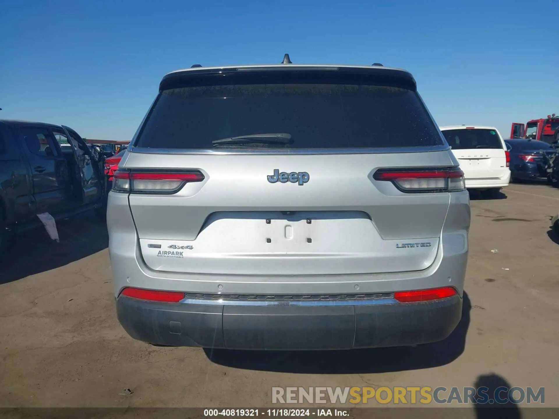 16 Photograph of a damaged car 1C4RJKBG2M8156266 JEEP GRAND CHEROKEE L 2021
