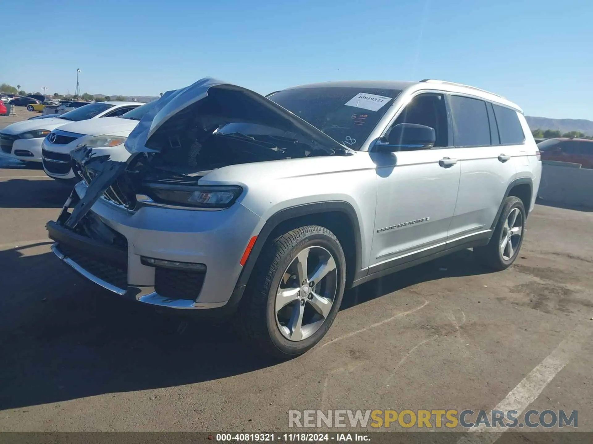 2 Photograph of a damaged car 1C4RJKBG2M8156266 JEEP GRAND CHEROKEE L 2021