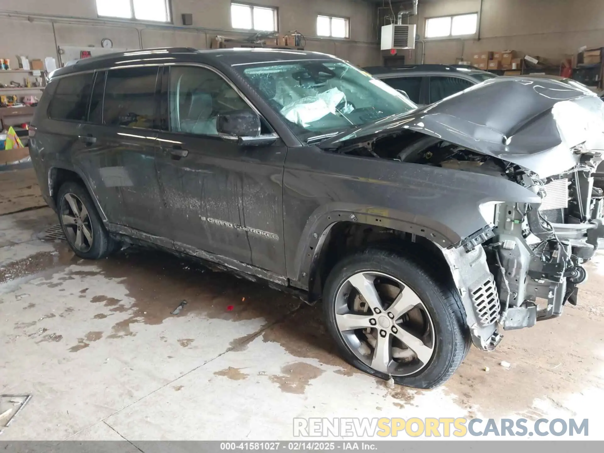 1 Photograph of a damaged car 1C4RJKBG3M8171598 JEEP GRAND CHEROKEE L 2021