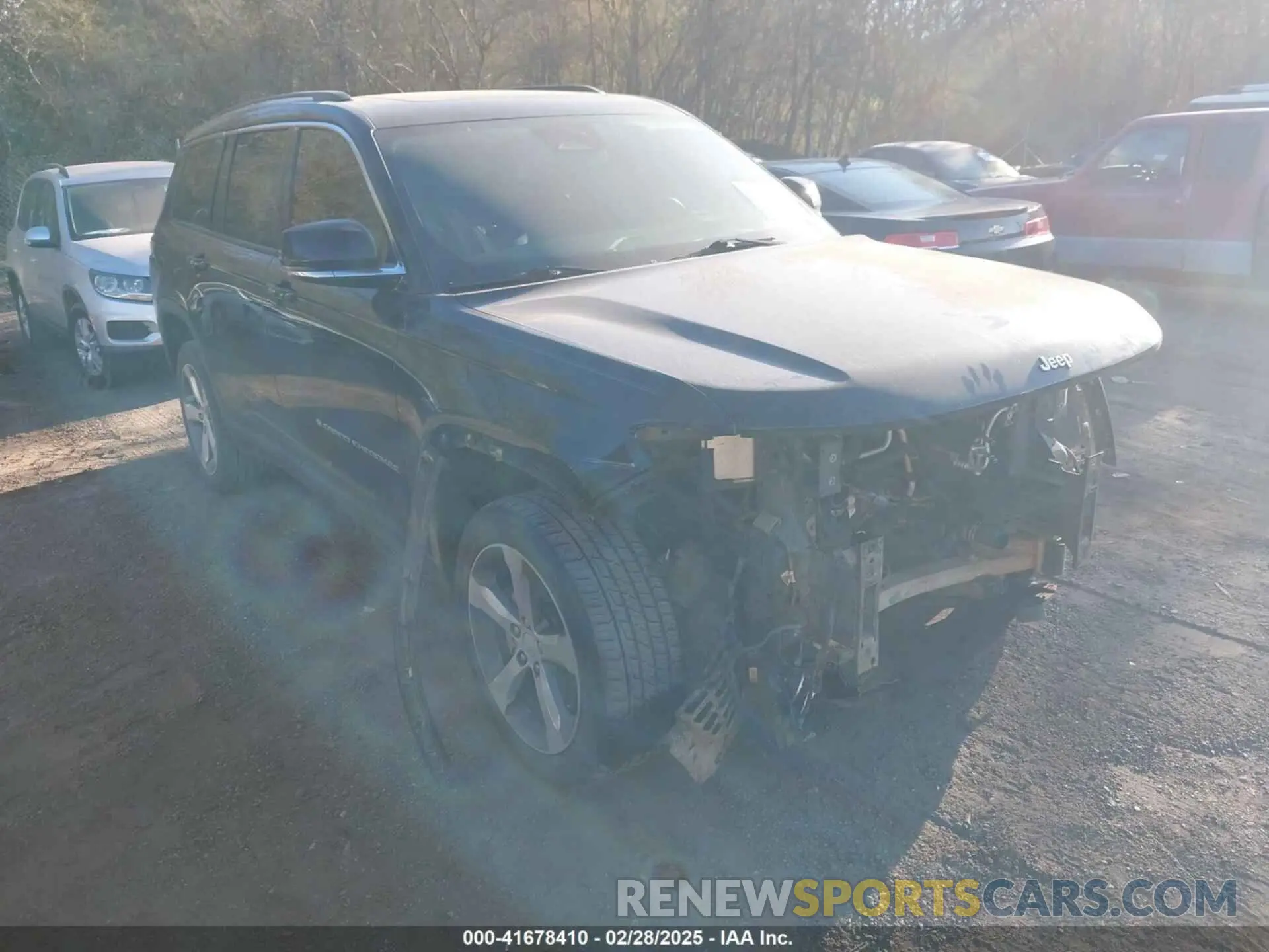 1 Photograph of a damaged car 1C4RJKBG8M8101370 JEEP GRAND CHEROKEE L 2021