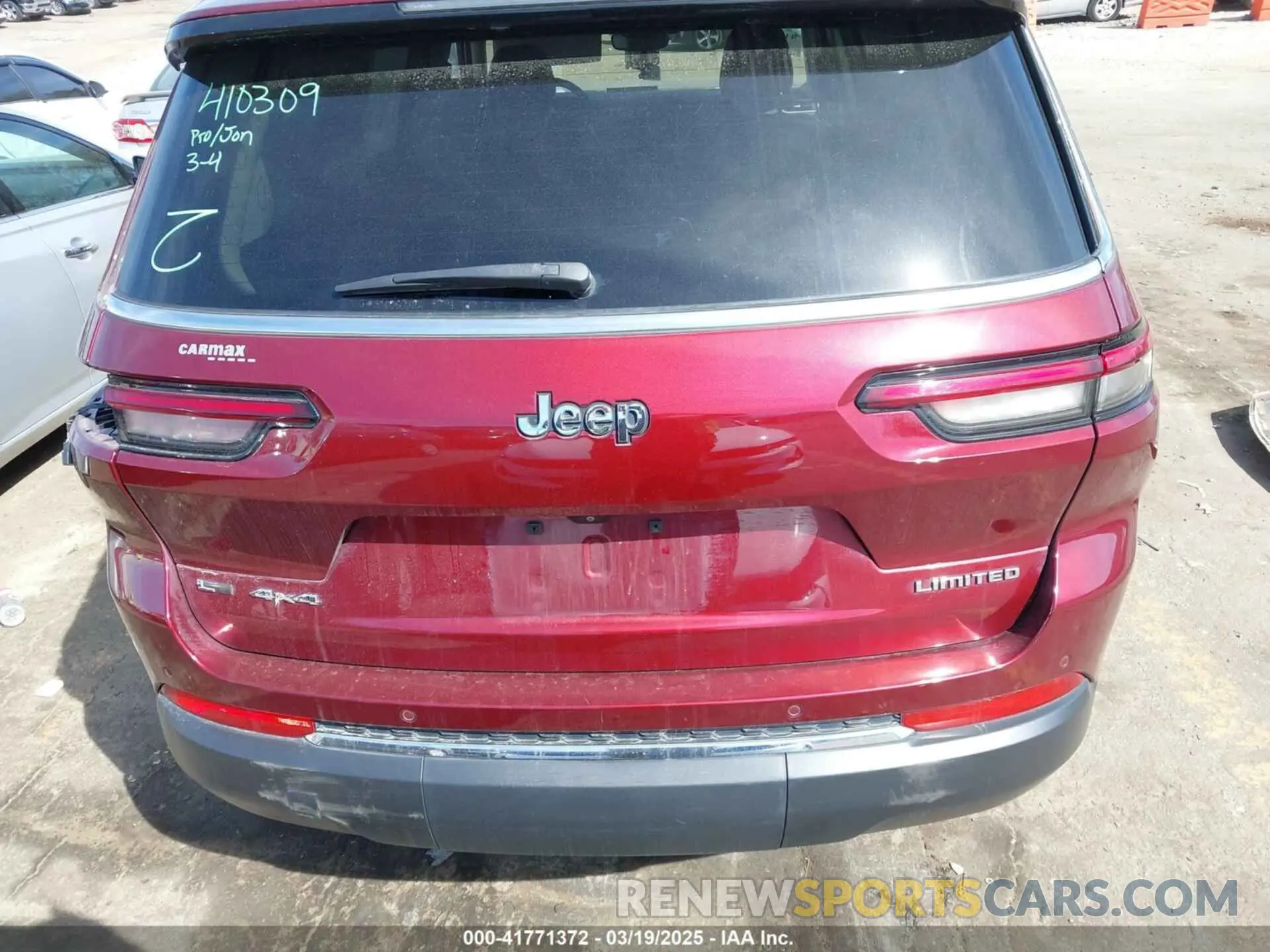 15 Photograph of a damaged car 1C4RJKBG8M8205423 JEEP GRAND CHEROKEE L 2021