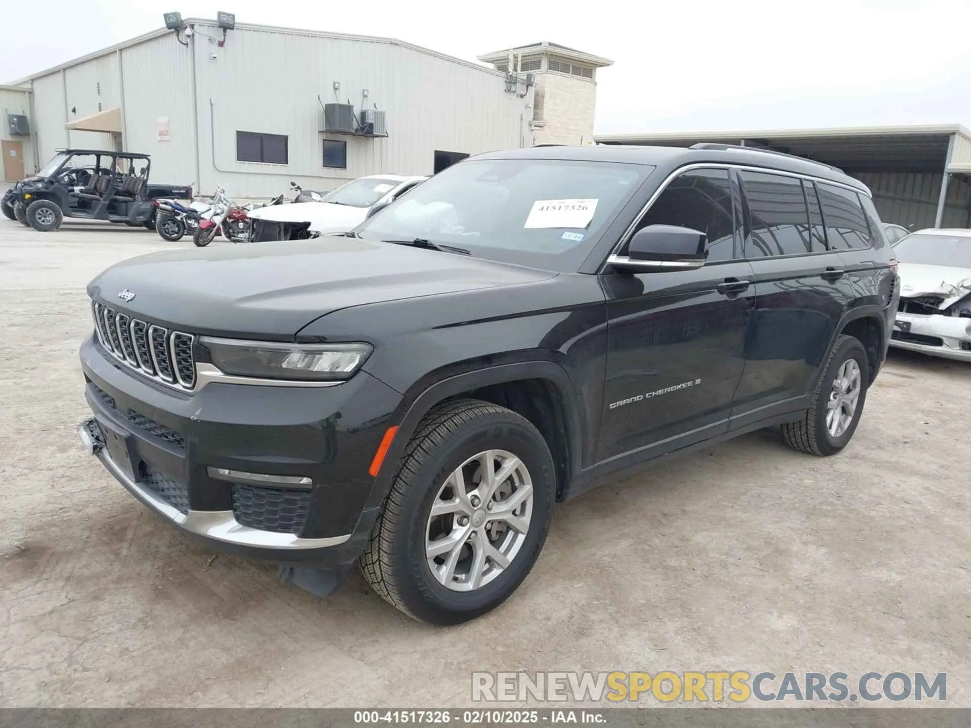 2 Photograph of a damaged car 1C4RJKBGXM8105808 JEEP GRAND CHEROKEE L 2021