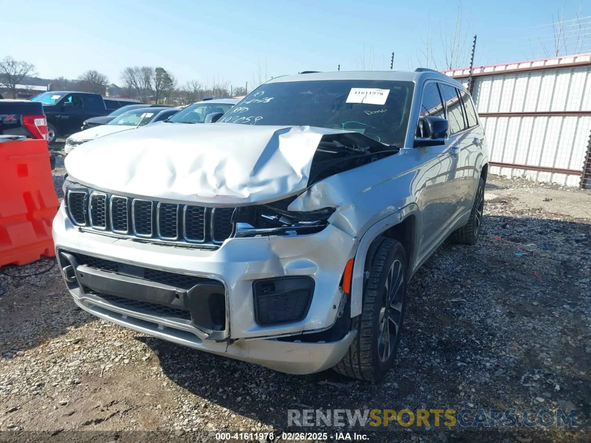 2 Photograph of a damaged car 1C4RJKDG0M8198058 JEEP GRAND CHEROKEE L 2021