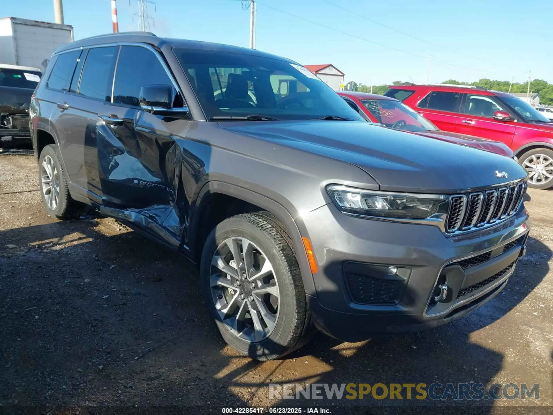 1 Photograph of a damaged car 1C4RJKDGXM8190758 JEEP GRAND CHEROKEE L 2021