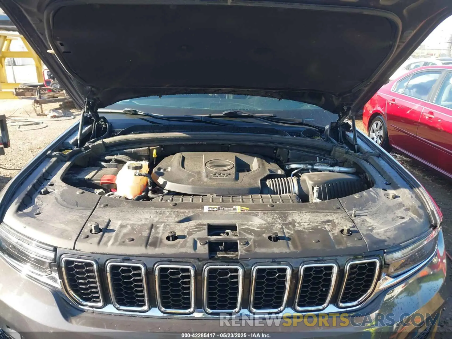 10 Photograph of a damaged car 1C4RJKDGXM8190758 JEEP GRAND CHEROKEE L 2021