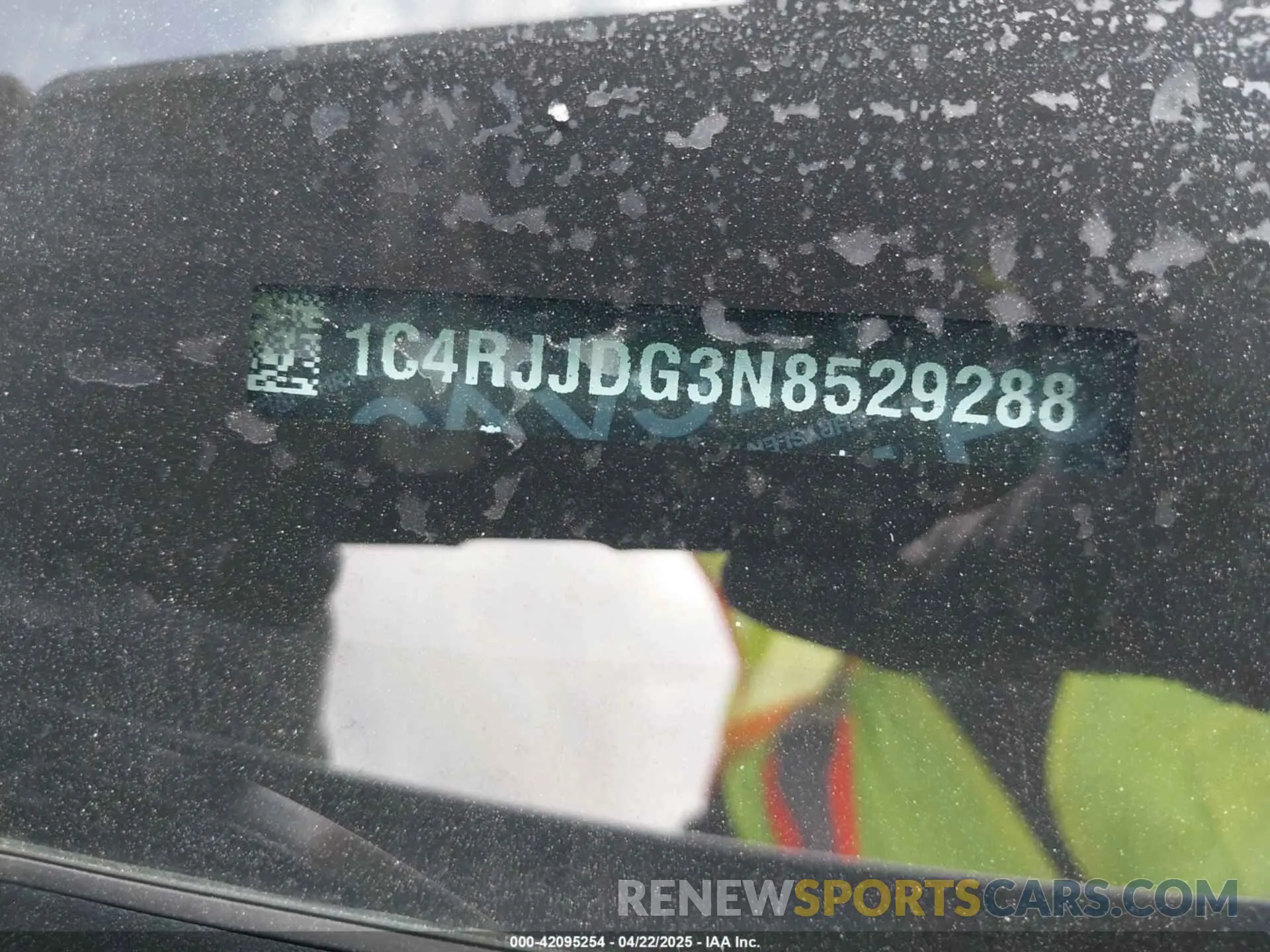 9 Photograph of a damaged car 1C4RJJDG3N8529288 JEEP GRAND CHEROKEE L 2022