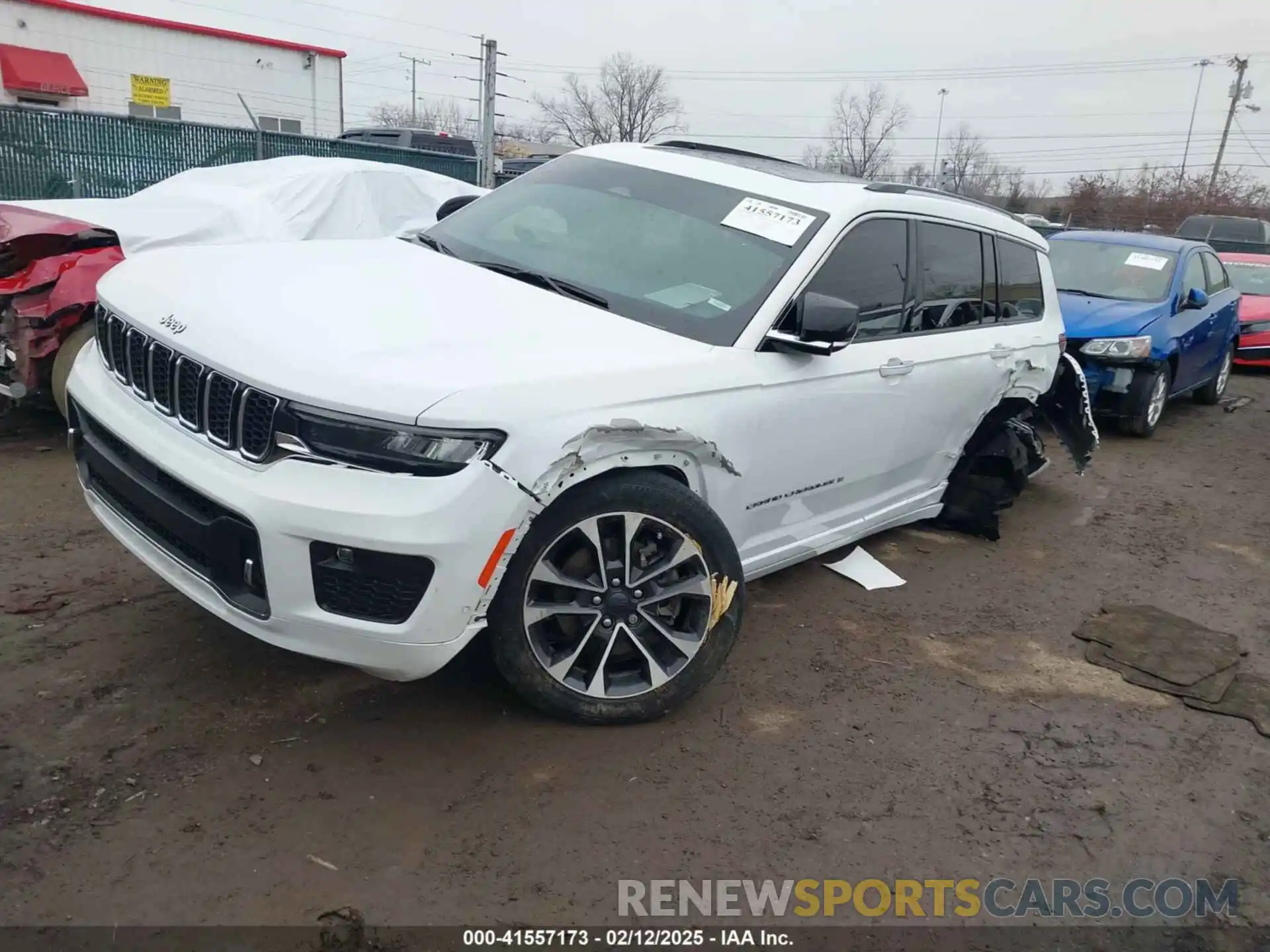 6 Photograph of a damaged car 1C4RJJDG8N8589566 JEEP GRAND CHEROKEE L 2022