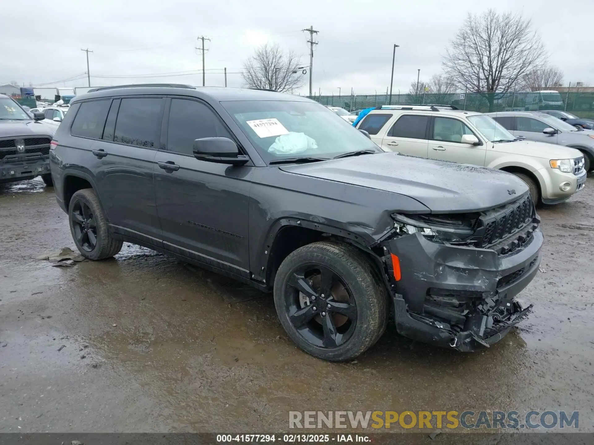1 Photograph of a damaged car 1C4RJKAG6N8575787 JEEP GRAND CHEROKEE L 2022
