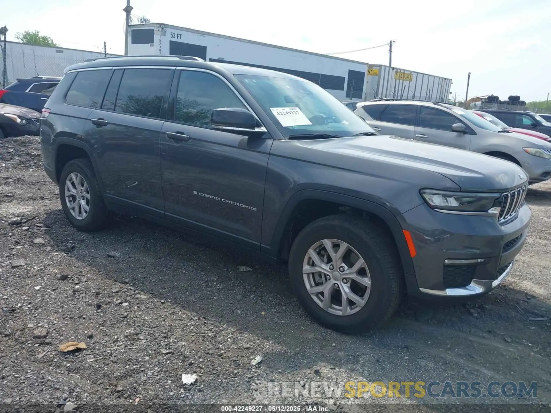 1 Photograph of a damaged car 1C4RJKBG3N8621834 JEEP GRAND CHEROKEE L 2022