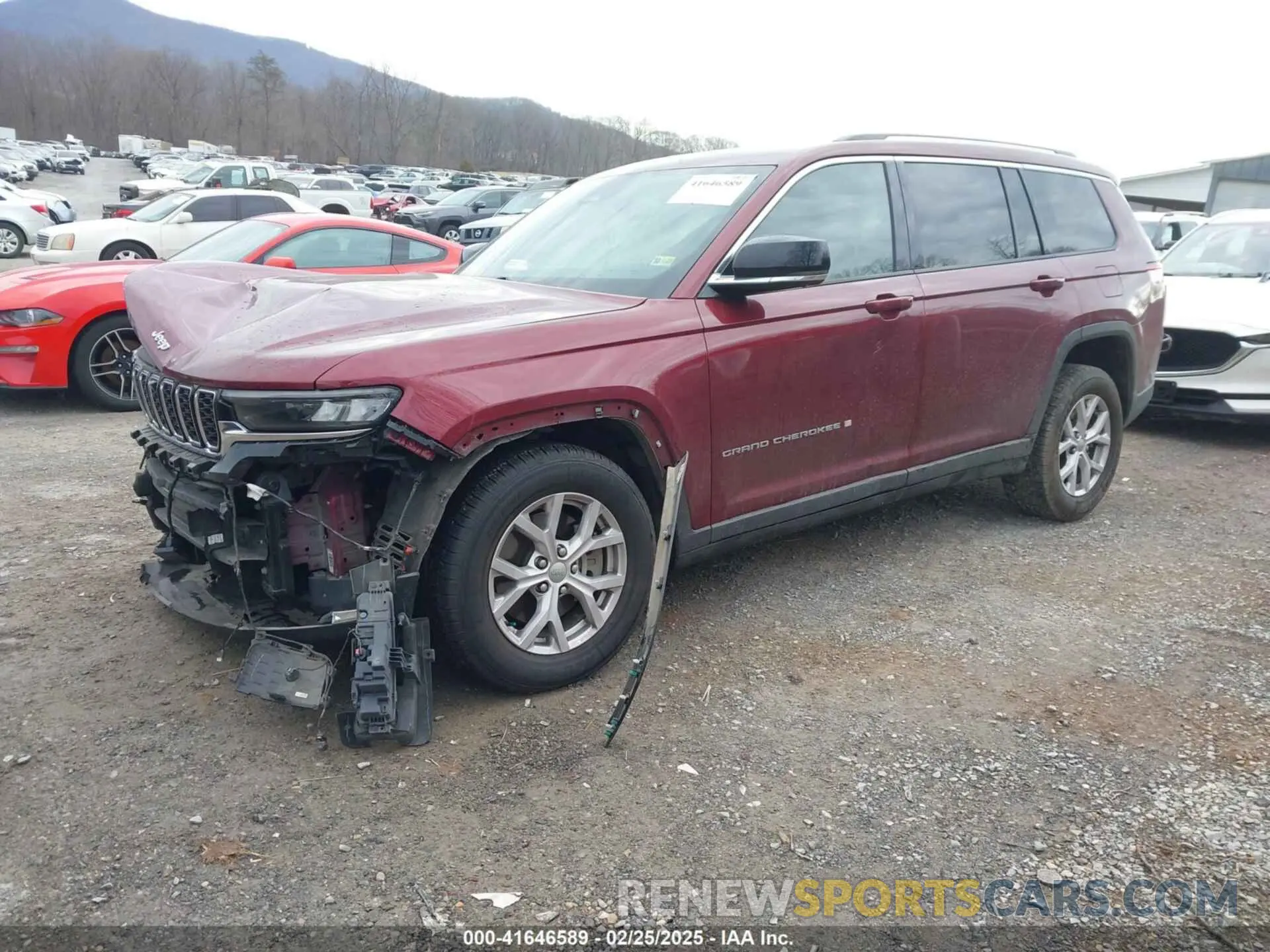 2 Photograph of a damaged car 1C4RJKBG4N8626251 JEEP GRAND CHEROKEE L 2022