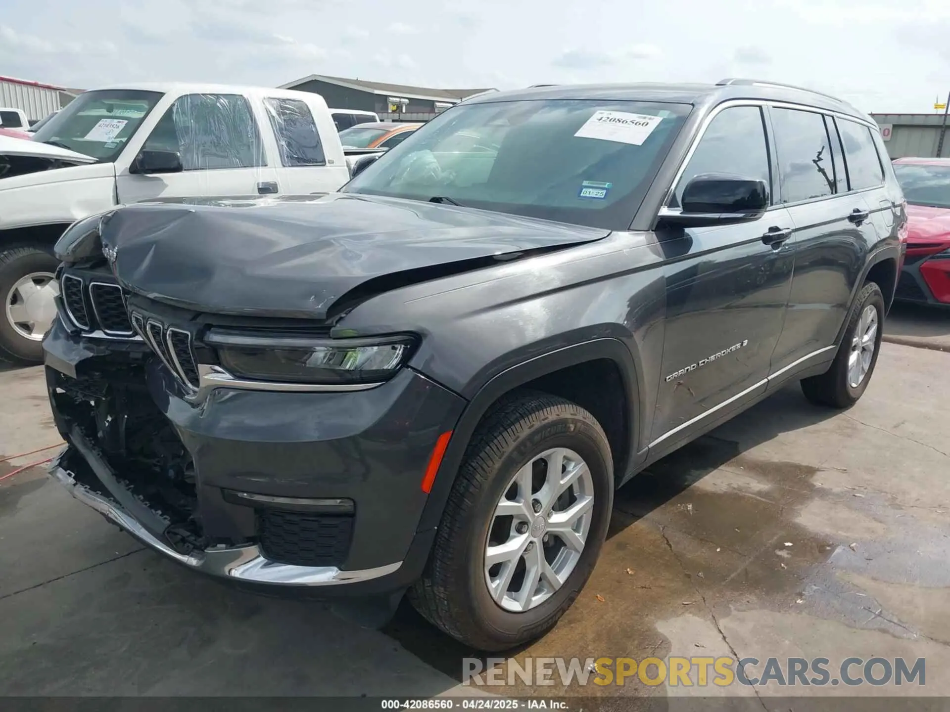 2 Photograph of a damaged car 1C4RJJBG8P8746051 JEEP GRAND CHEROKEE L 2023