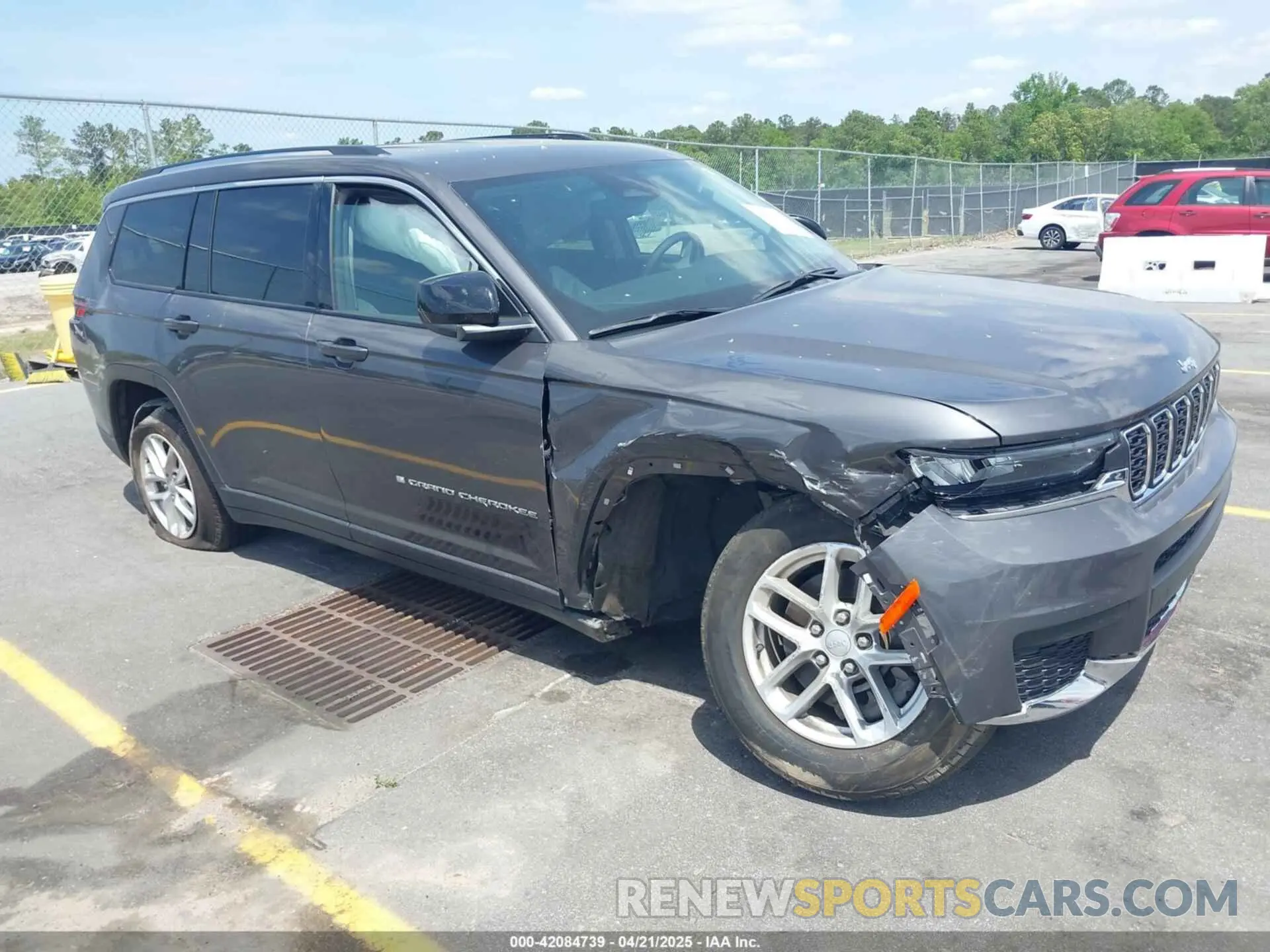 1 Photograph of a damaged car 1C4RJKAG3P8109737 JEEP GRAND CHEROKEE L 2023