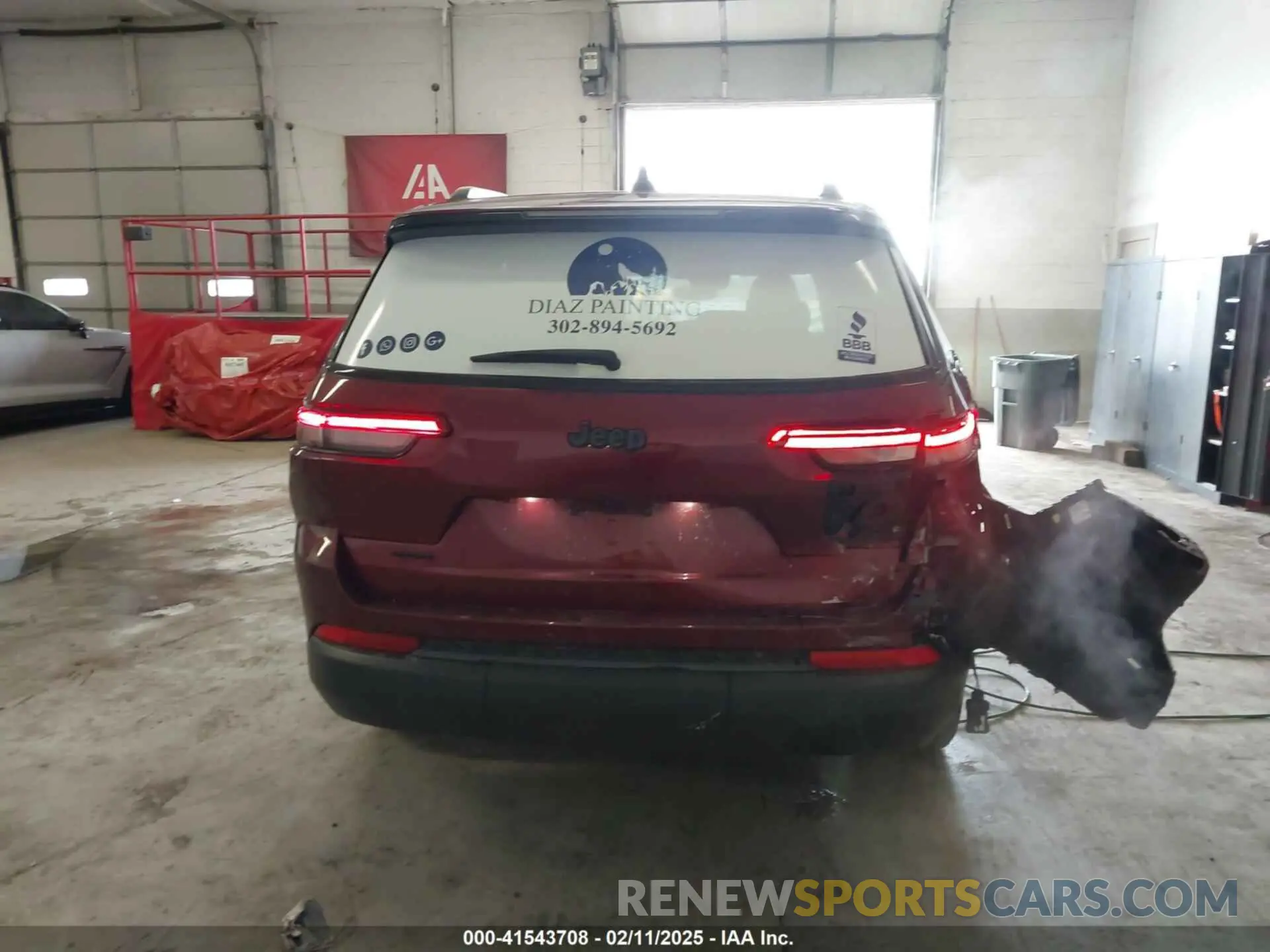 16 Photograph of a damaged car 1C4RJKAG7P8797631 JEEP GRAND CHEROKEE L 2023
