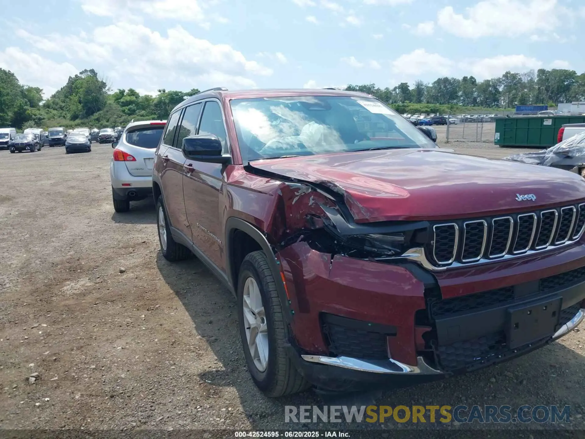 6 Photograph of a damaged car 1C4RJKAG9P8874080 JEEP GRAND CHEROKEE L 2023