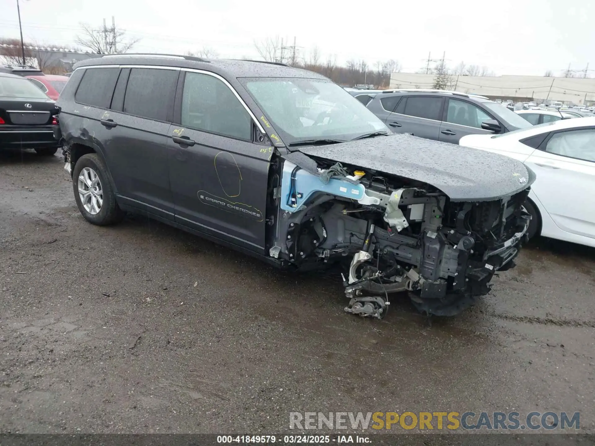 1 Photograph of a damaged car 1C4RJKBG0P8819760 JEEP GRAND CHEROKEE L 2023
