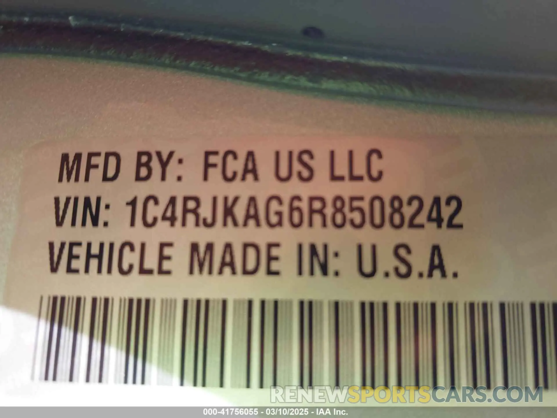 9 Photograph of a damaged car 1C4RJKAG6R8508242 JEEP GRAND CHEROKEE L 2024