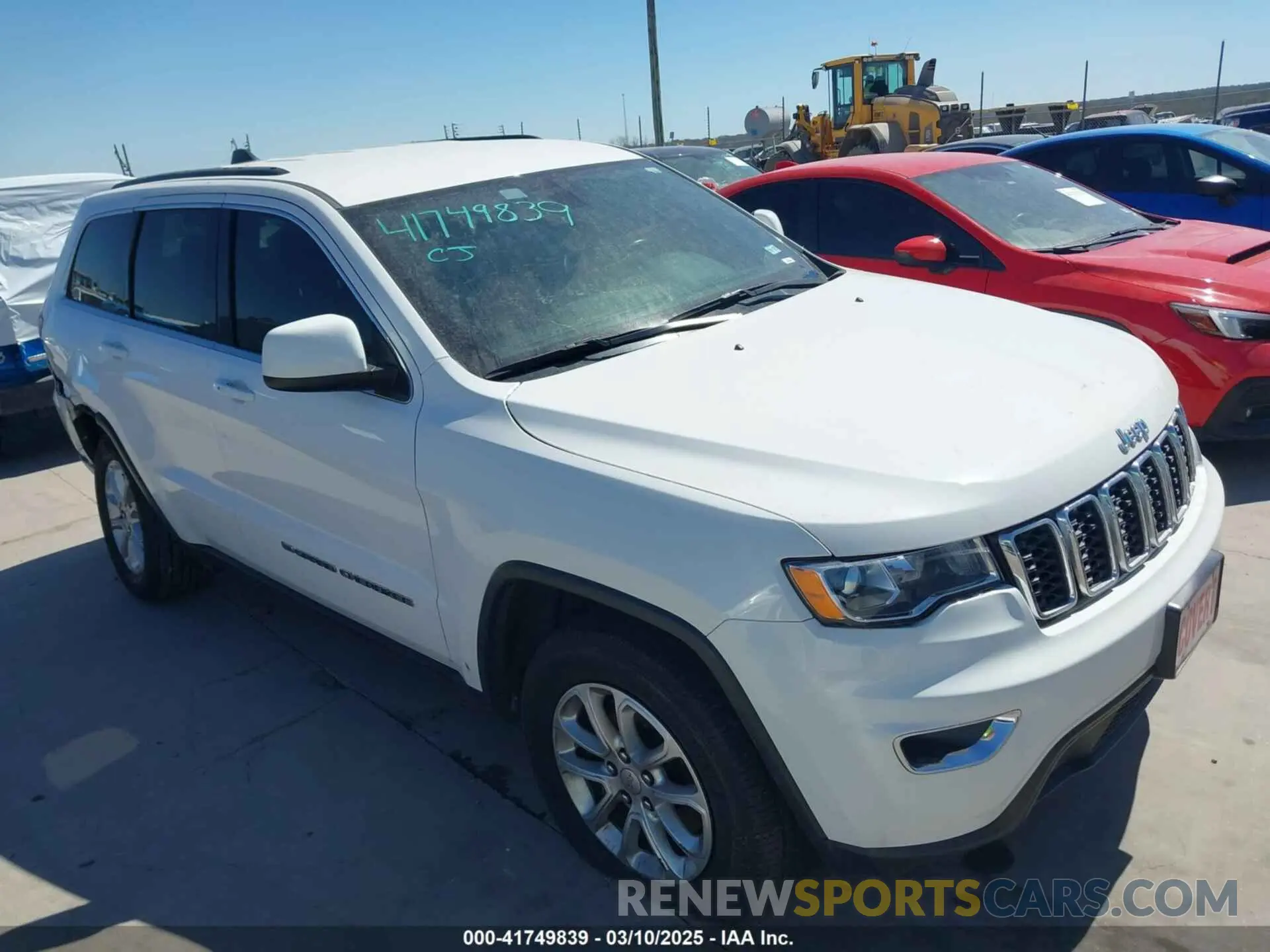 1 Photograph of a damaged car 1C4RJEAG7NC155843 JEEP GRAND CHEROKEE WK 2022
