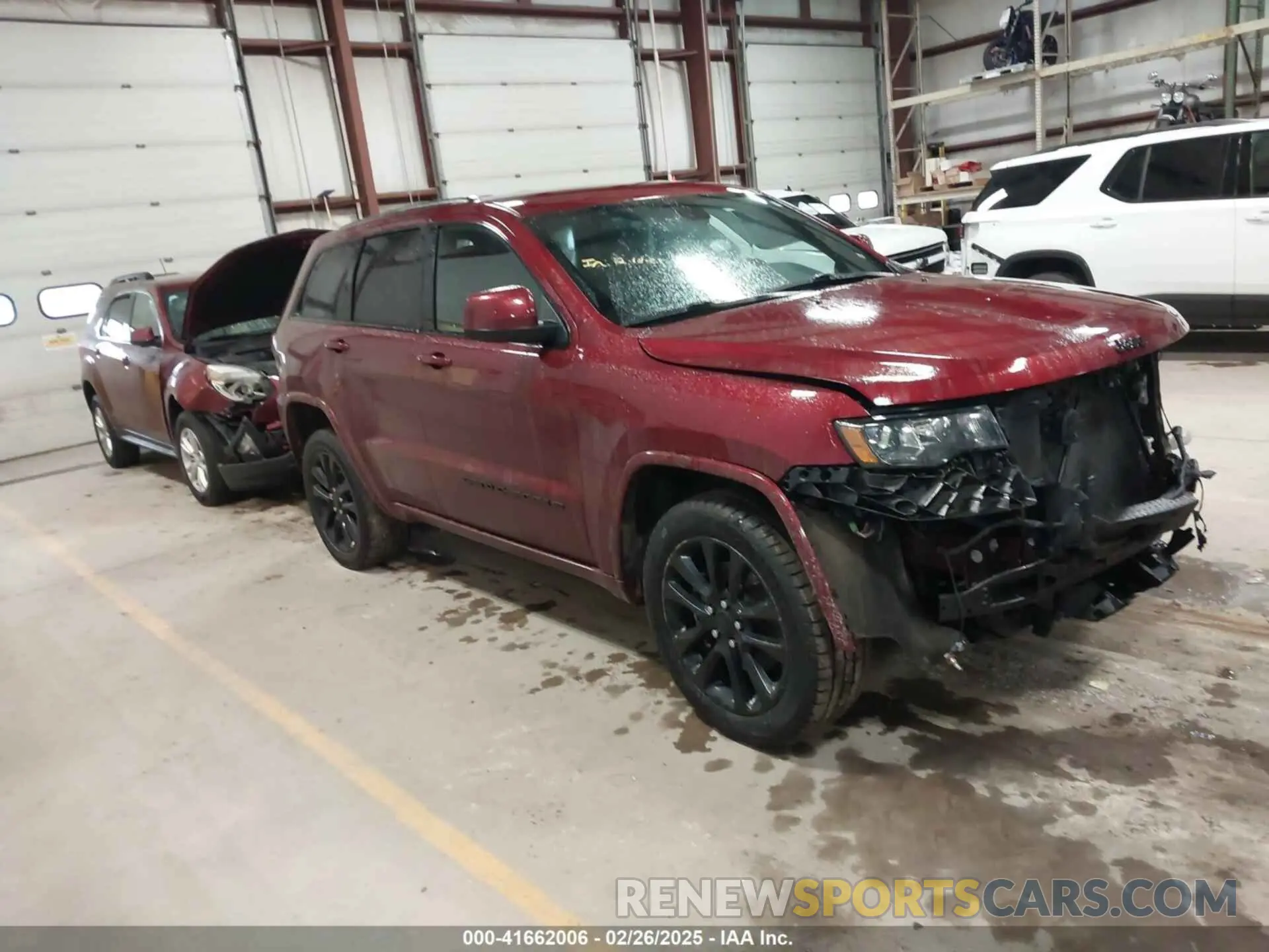 1 Photograph of a damaged car 1C4RJFAGXNC117898 JEEP GRAND CHEROKEE WK 2022