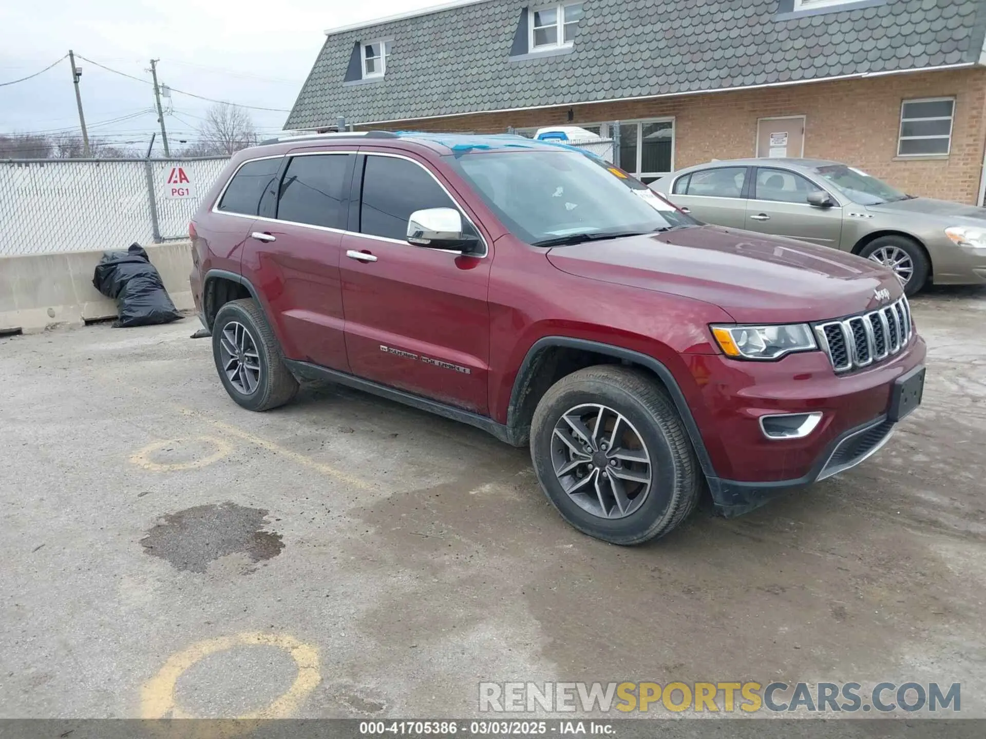 1 Photograph of a damaged car 1C4RJFBG0NC110487 JEEP GRAND CHEROKEE WK 2022