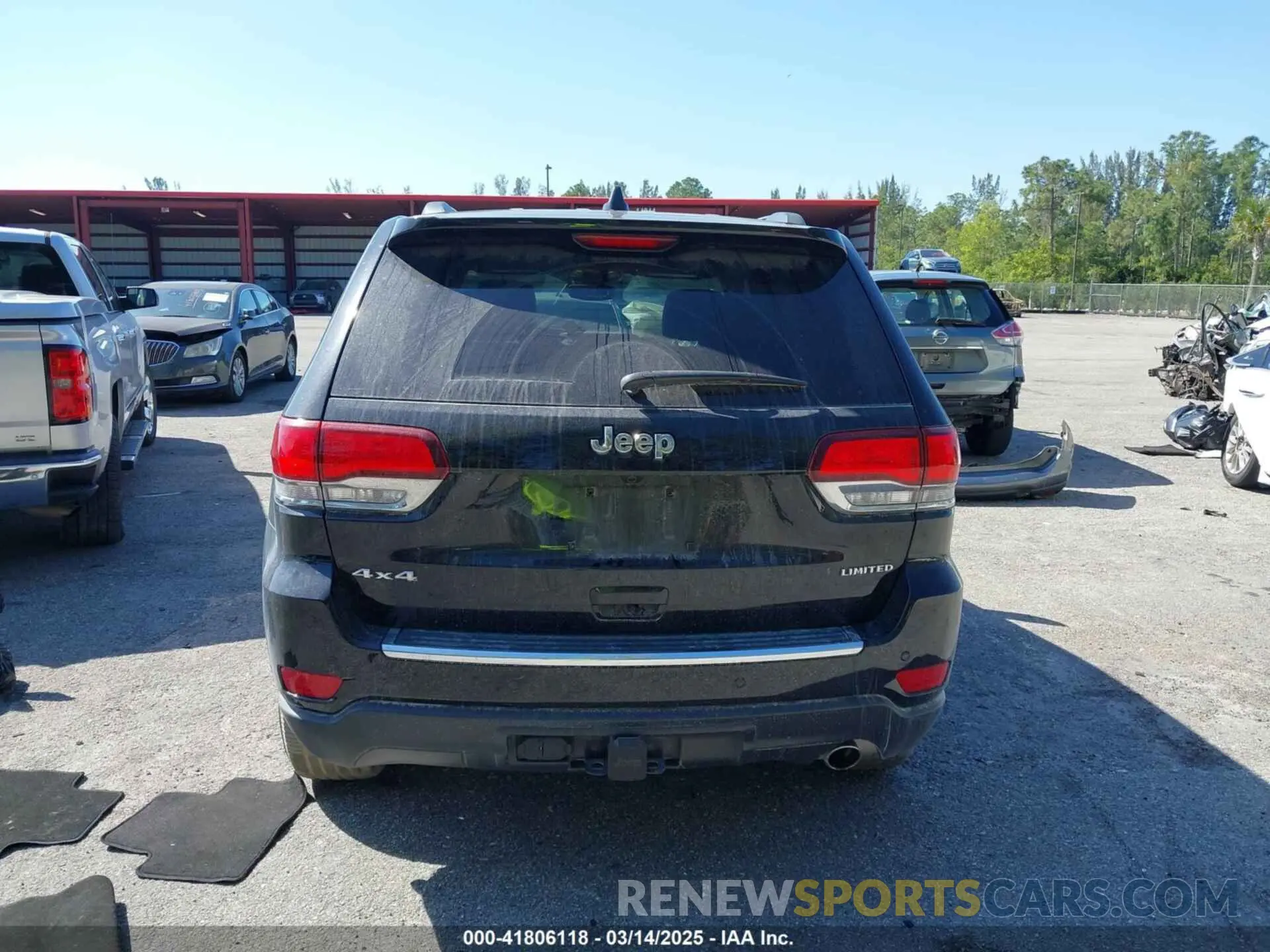 16 Photograph of a damaged car 1C4RJFBG2NC143233 JEEP GRAND CHEROKEE WK 2022