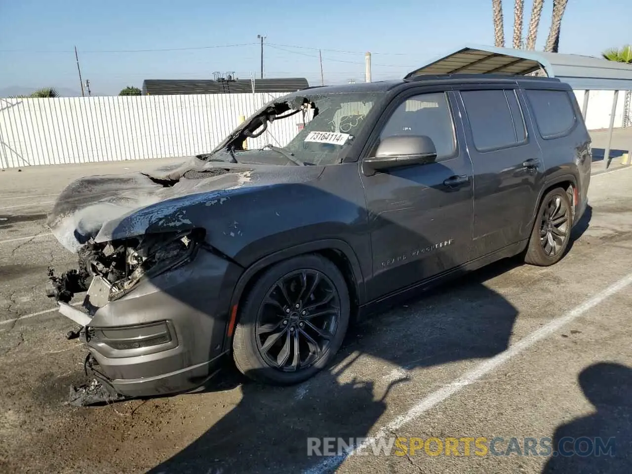 1 Photograph of a damaged car 1C4SJVFJ6NS168157 JEEP GRAND WAGO 2022